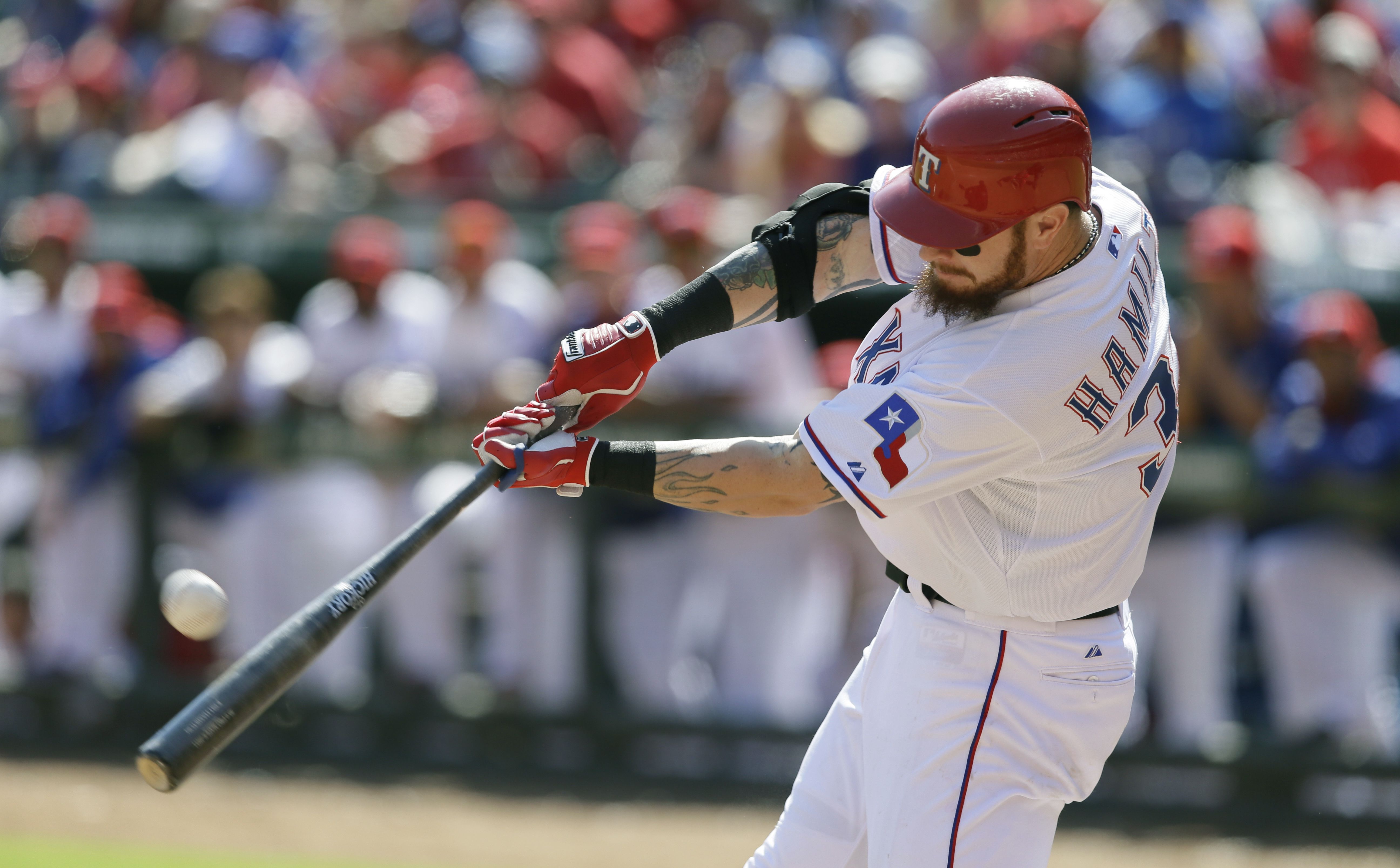 Slugger Josh Hamilton charged with child injury