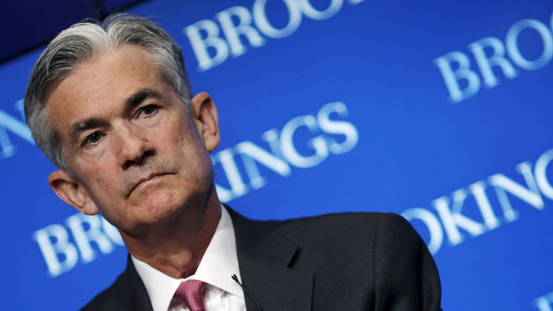 FILE PHOTO: Federal Reserve Governor Jerome Powell attends a conference at the Brookings Institution in Washington