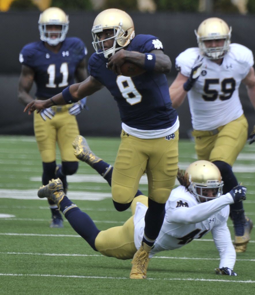 Former Notre Dame quarterback Malik Zaire to join CBS Sports Network - One  Foot Down