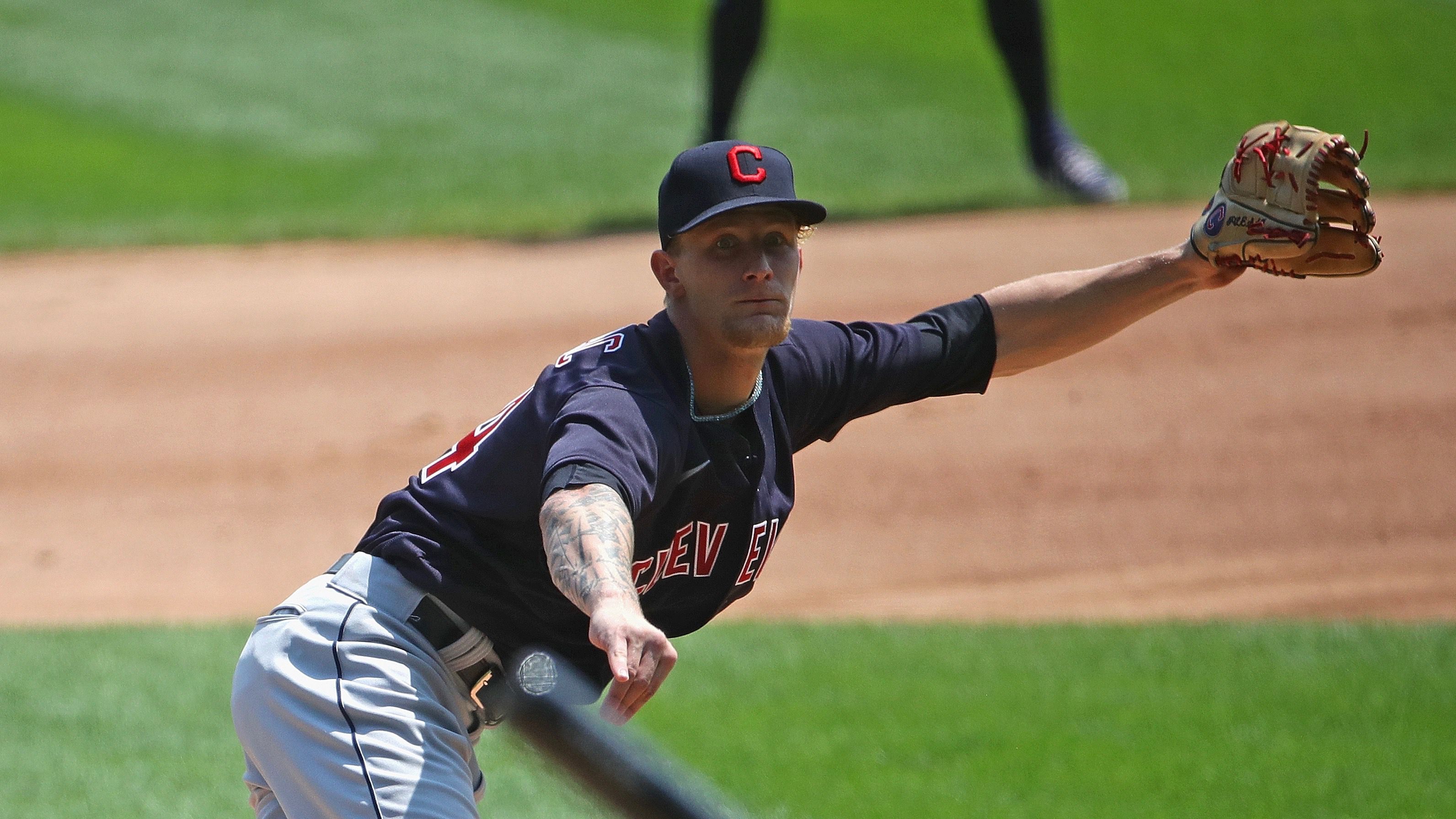Zach Plesac Cleveland Indians 2019 Players' Weekend Baseball