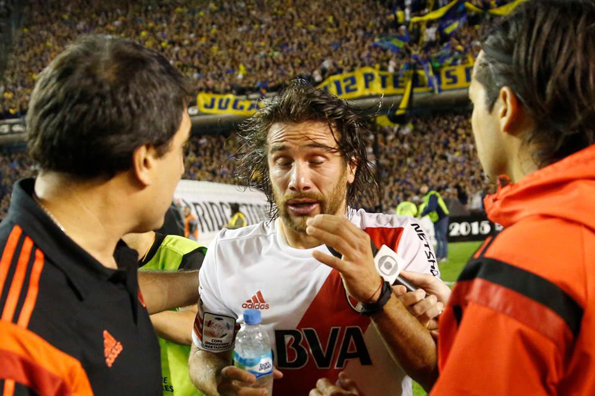 River vs Boca, Gas pimienta 2015