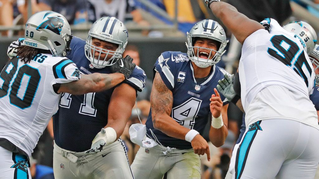 Dak Prescott Dallas Cowboys Carolina Panthers 