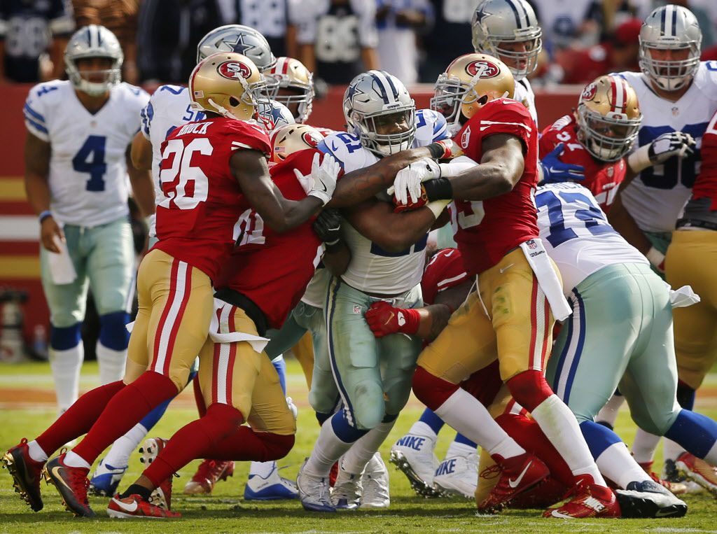 The Cowboys plan on releasing Zeke today and his last play as a member of  the Cowboys was the classic ending against the #49ers 