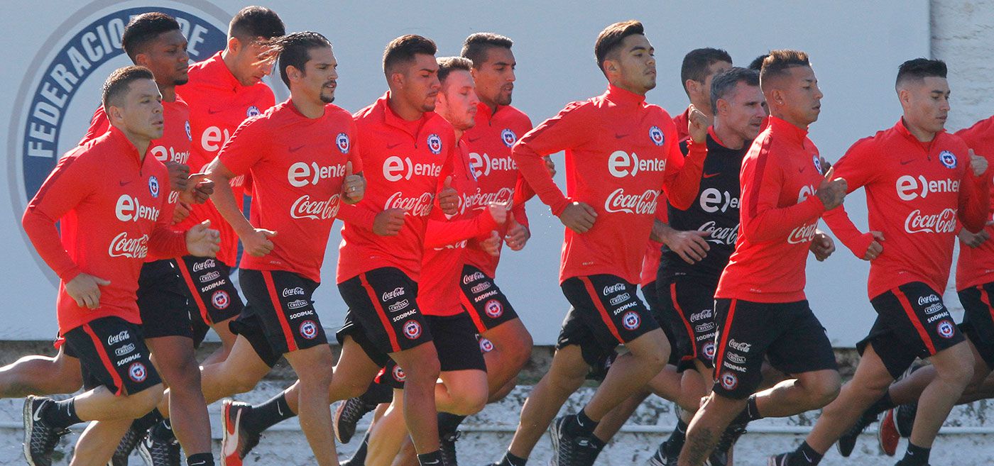 Entrenamiento Selección Chilena