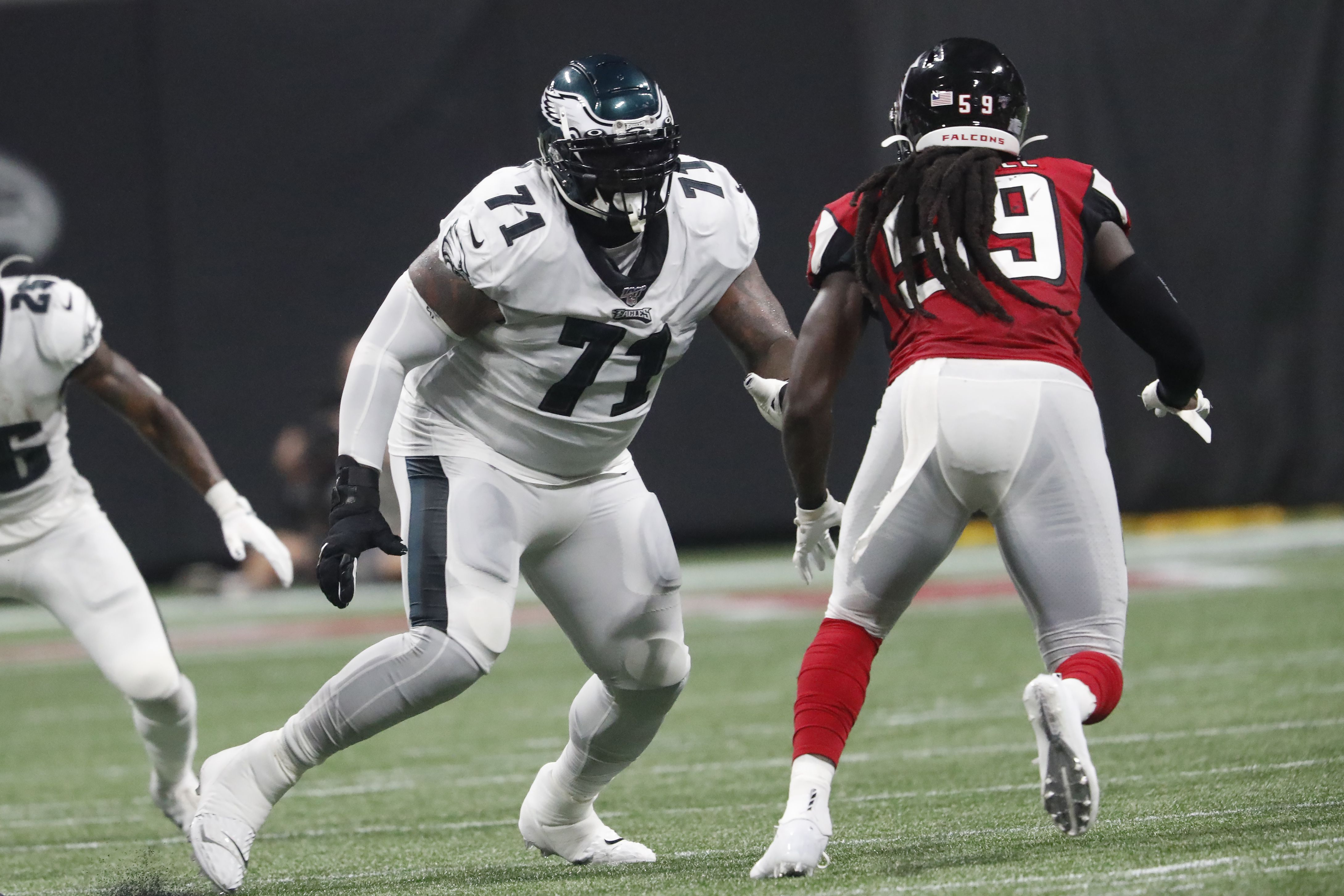 Dallas Cowboys offensive tackle Jason Peters (71) is seen during