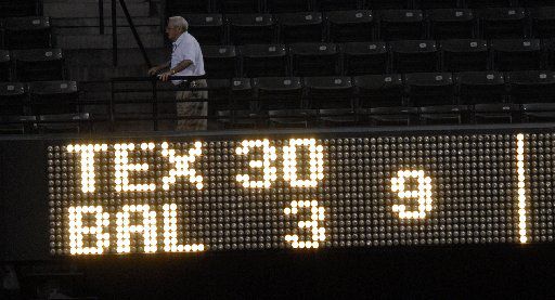 A Rangers Blast from the Past: Texas routs the Orioles 30-3 - Dallas Sports  Fanatic