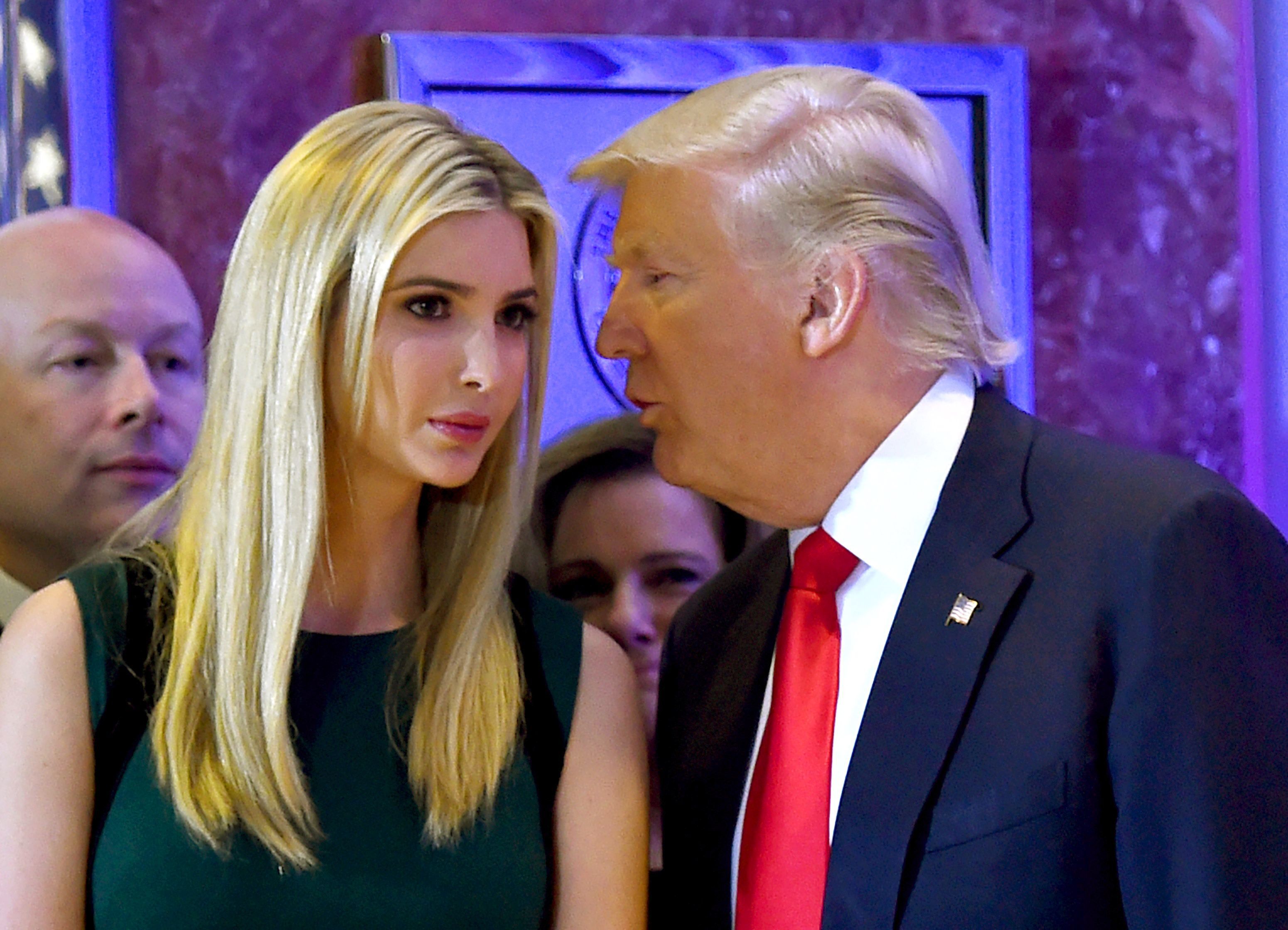 Donald Trium e Ivanka Trump