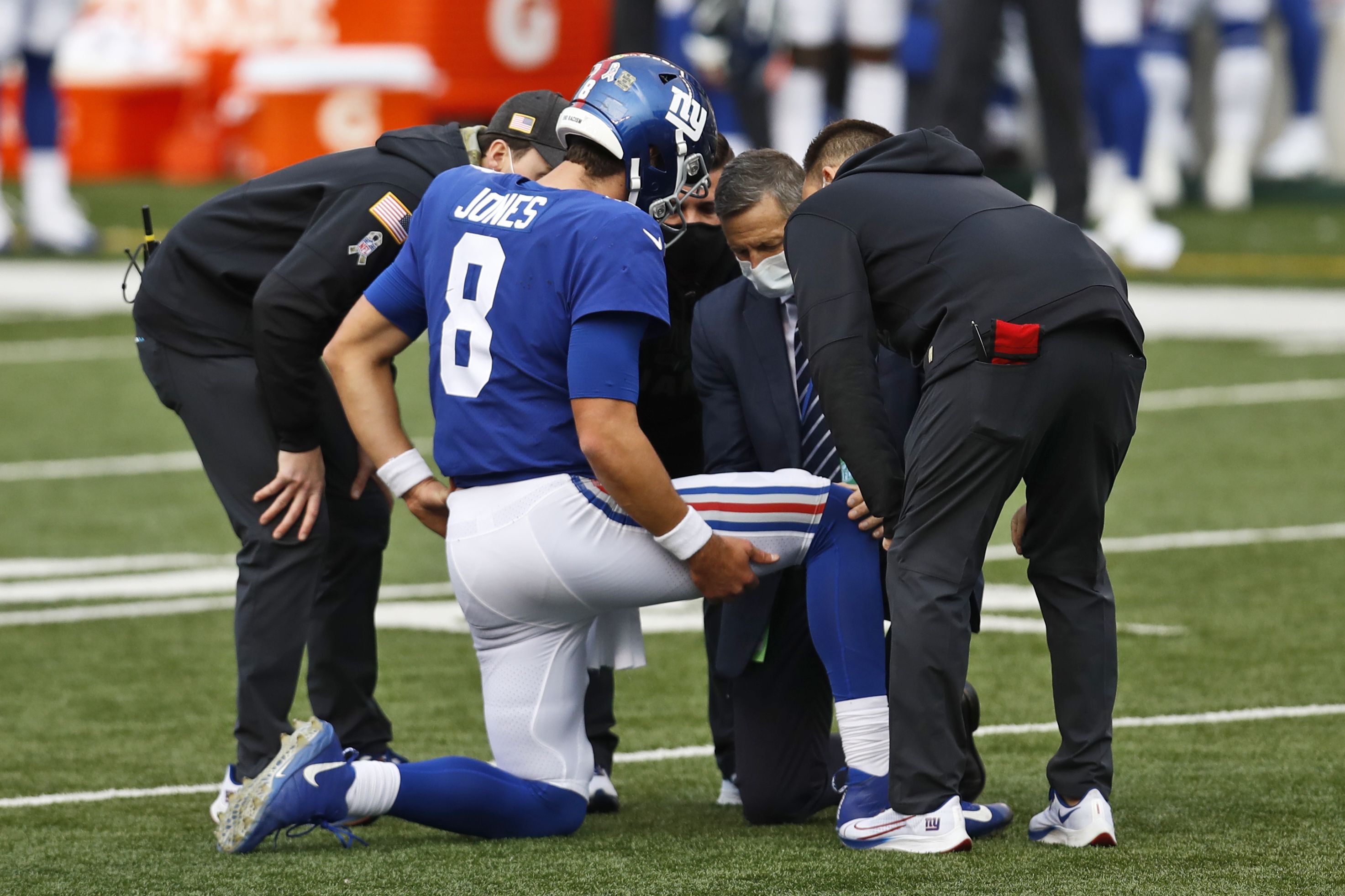 Why Giants' Joe Judge is 'optimistic' about Daniel Jones playing at  Seahawks after hurting hamstring against Bengals 