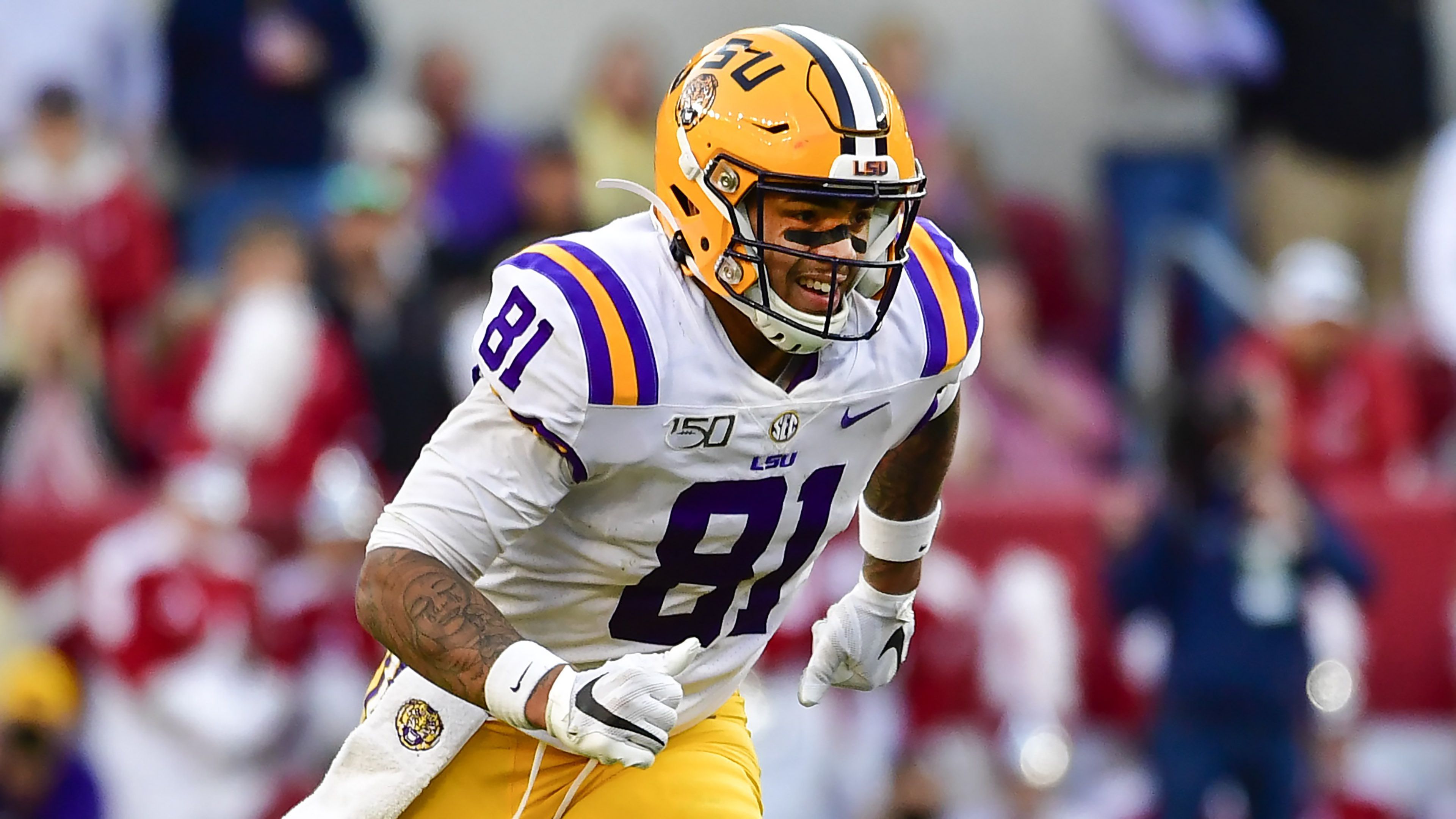 LSU's Thaddeus Moss declares for the NFL Draft