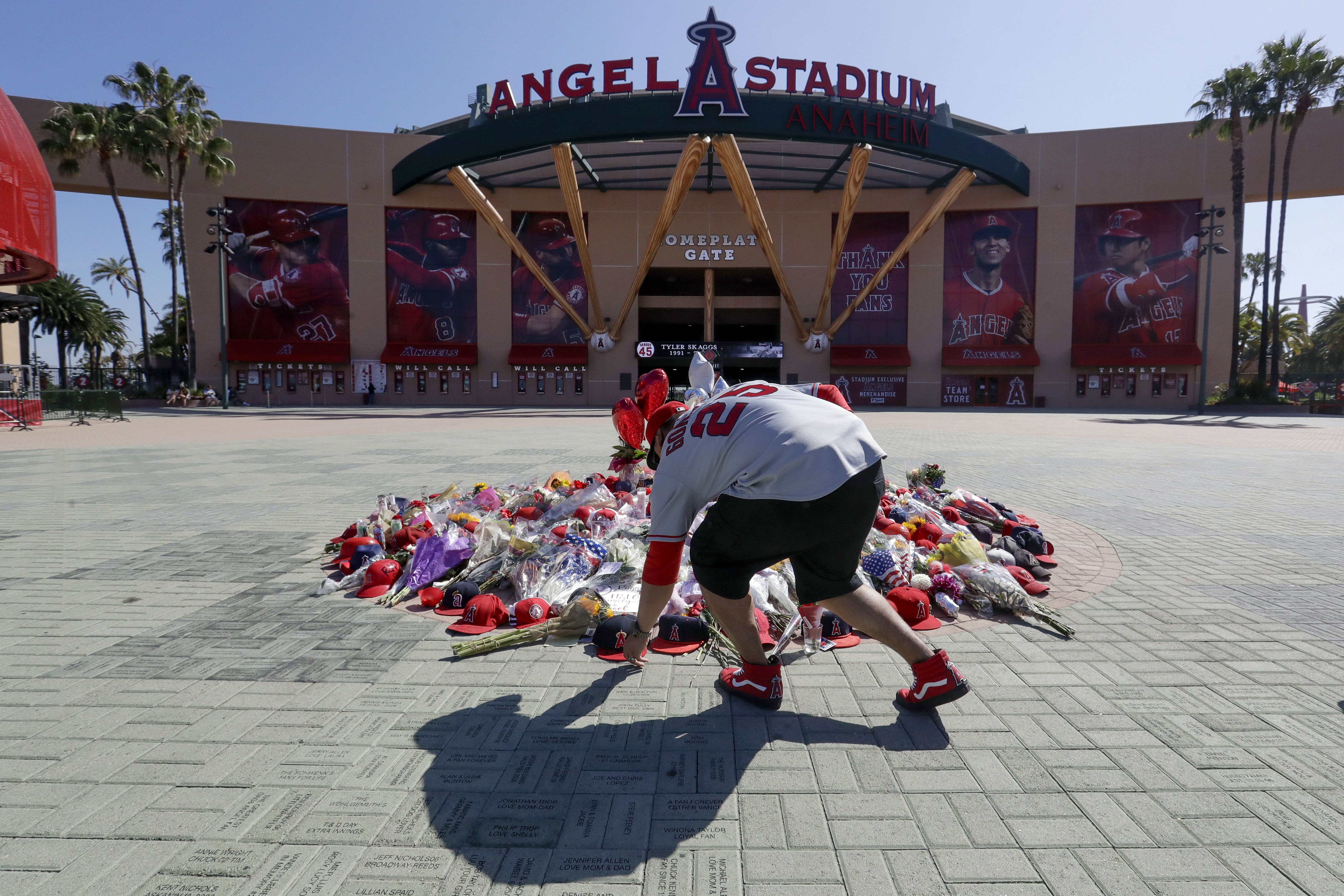 Angels say pitcher Tyler Skaggs has died at age 27