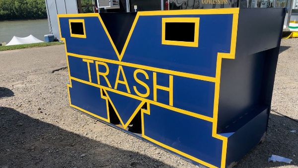 Portsmouth gives new meaning to trash talk in Ohio State/Michigan