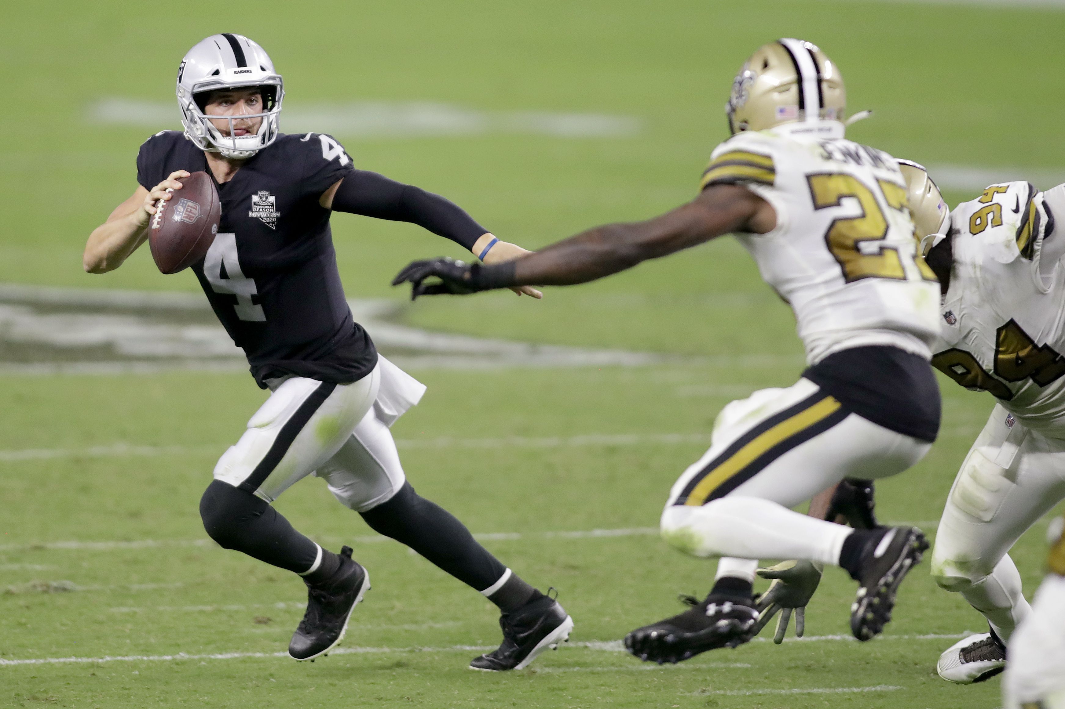 Raiders win 34-24 against Saints during first home game at Allegiant  Stadium