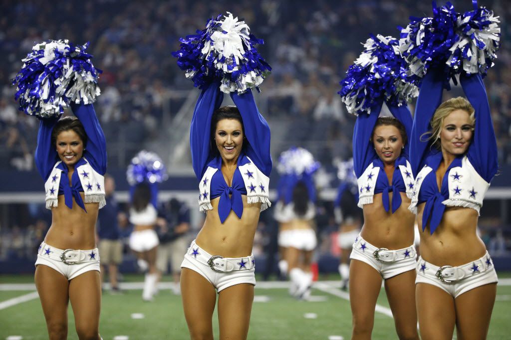 Dallas Cowboys Cheerleaders at football games