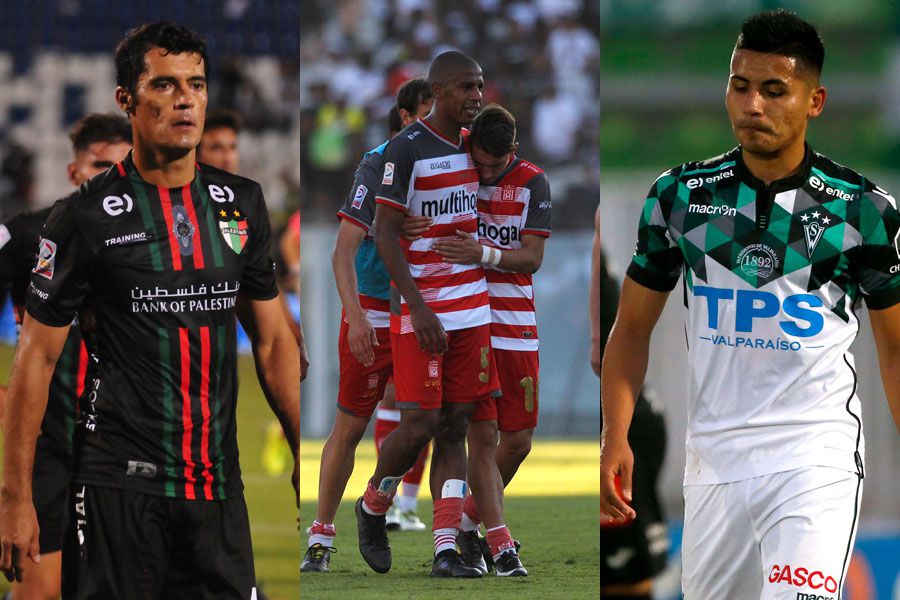 Palestino, Curiocó Unido, Santiago Wanderers