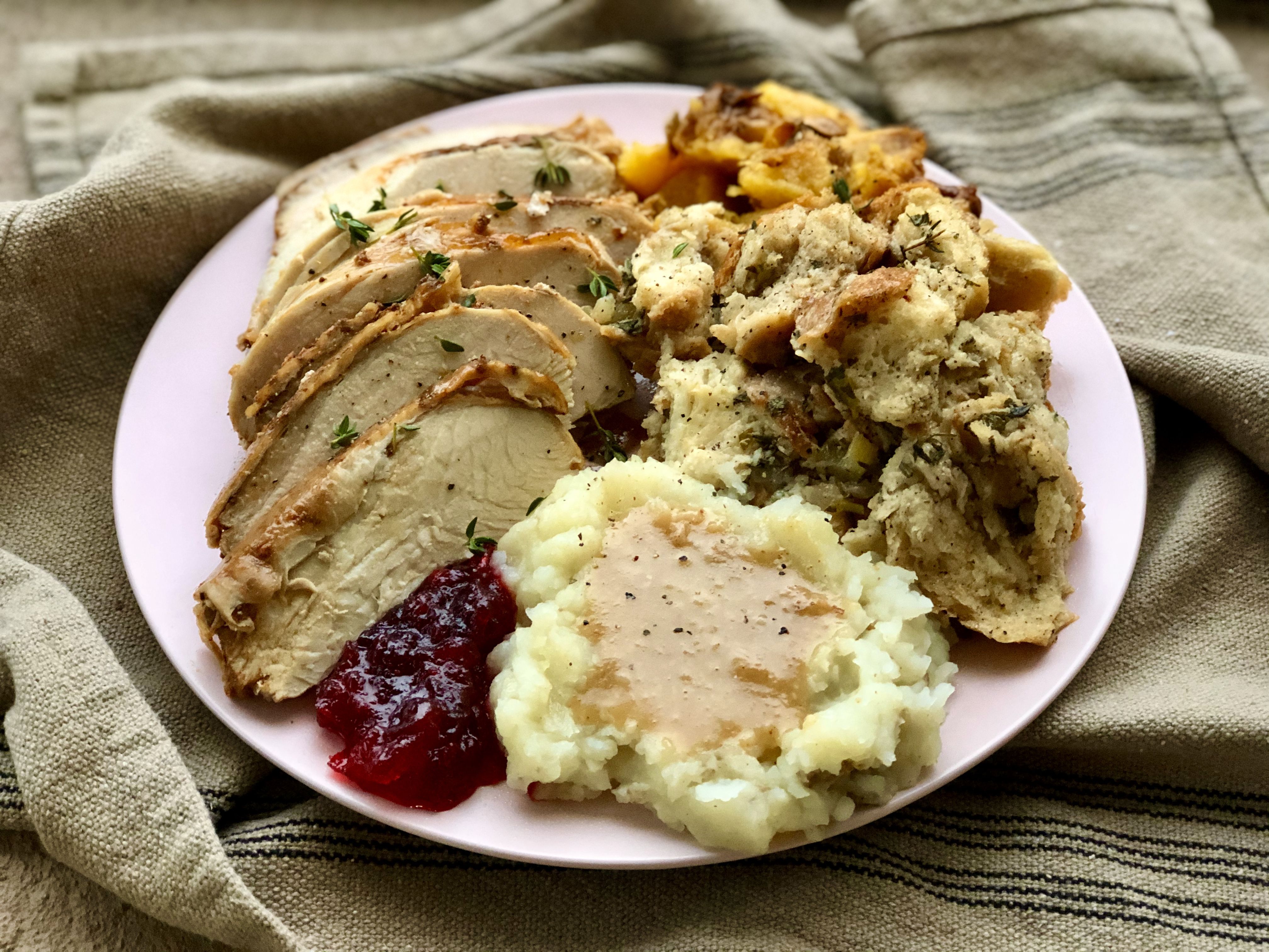 Foodbeast - Neat twist on an old tradition, #Thanksgiving #SpamMusubi by  @idkid7! Turkey, Spam, stuffing, mashed potatoes, seaweed, cranberry sauce., #foodbeast