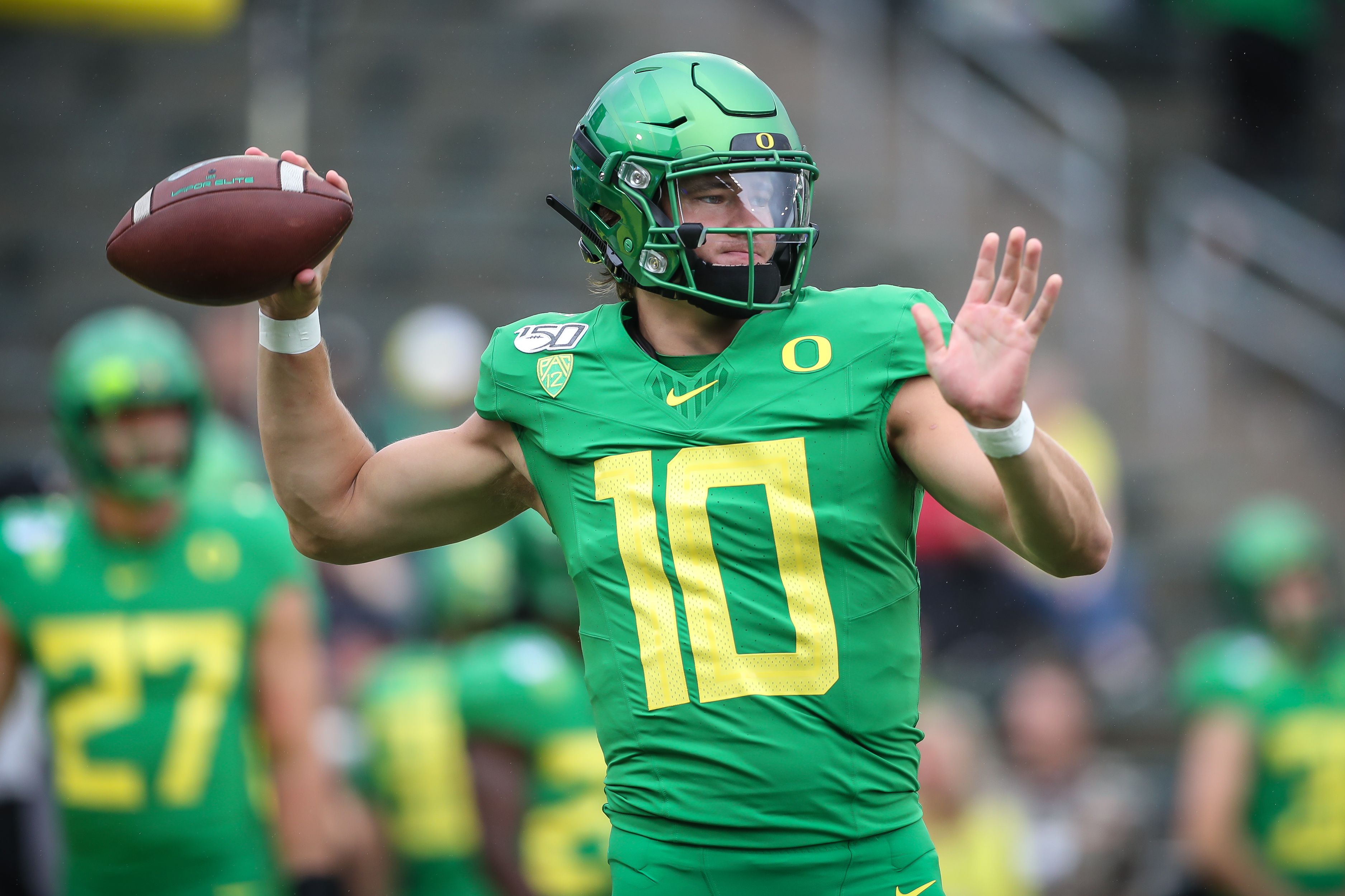 Oregon Ducks Justin Herbert a No. 2 pick in 2019 NFL mock drafts 