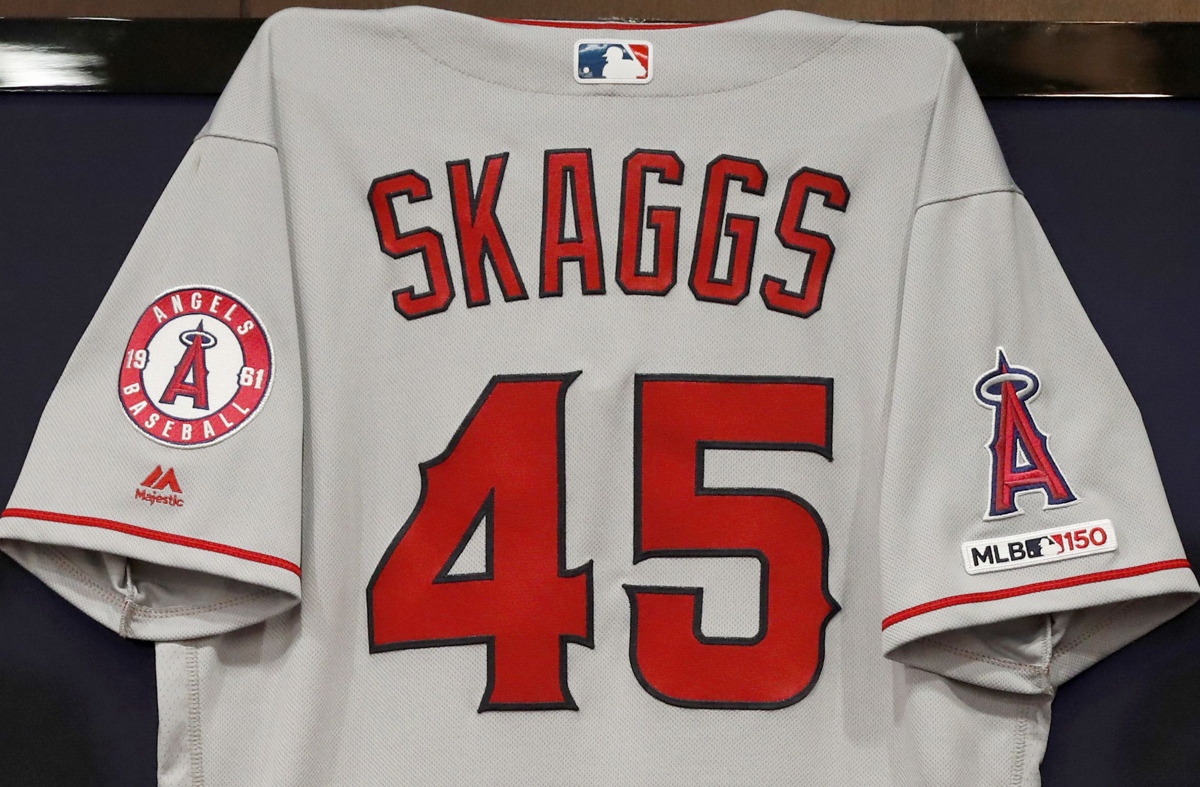 Nationals' Patrick Corbin wears 45 on Tuesday to honor Tyler Skaggs