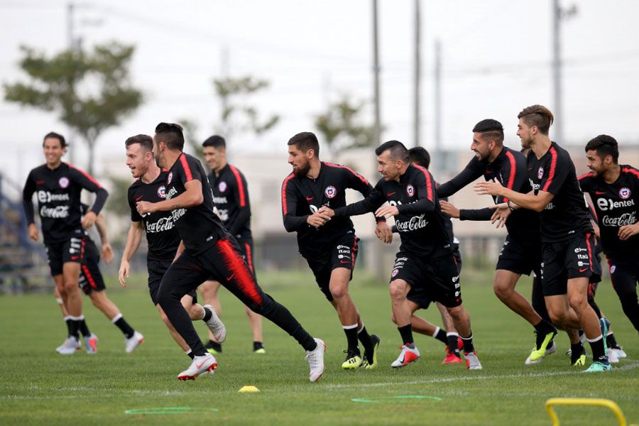 Entrenamiento, Chile, La Roja