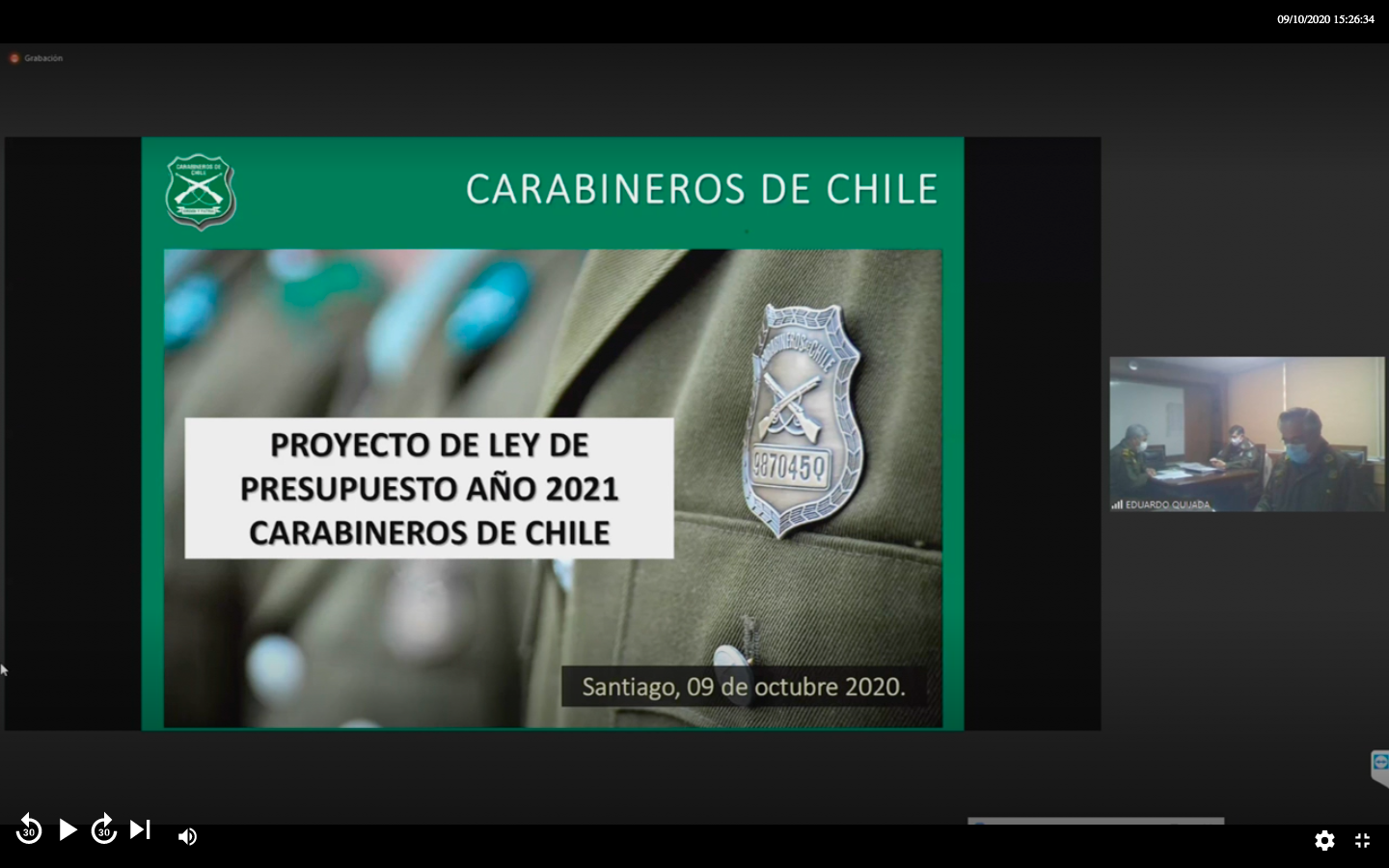 Presentación Carabineros