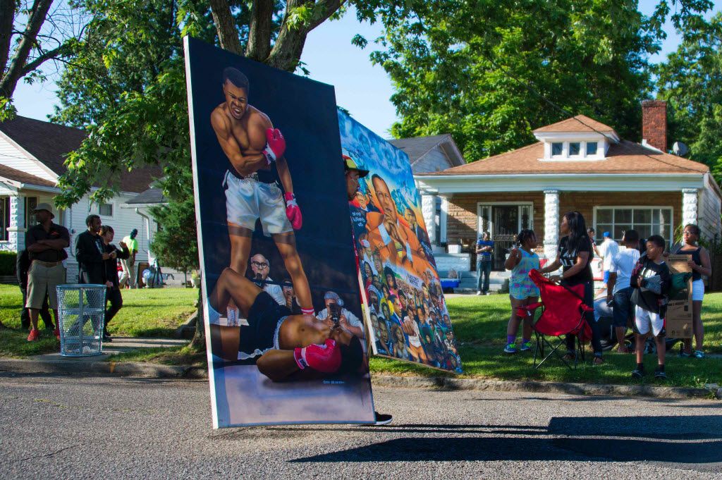 Funeral procession for Muhammad Ali