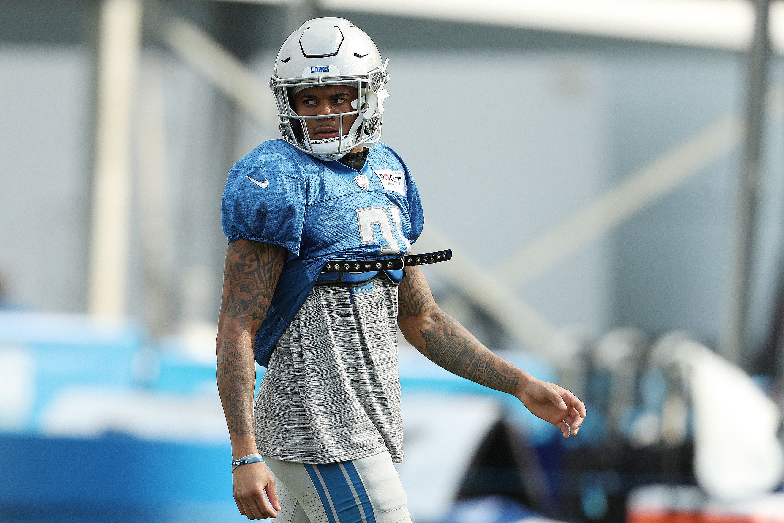 Teez Tabor slow? 'I'm trying out for the NFL, not the Olympics