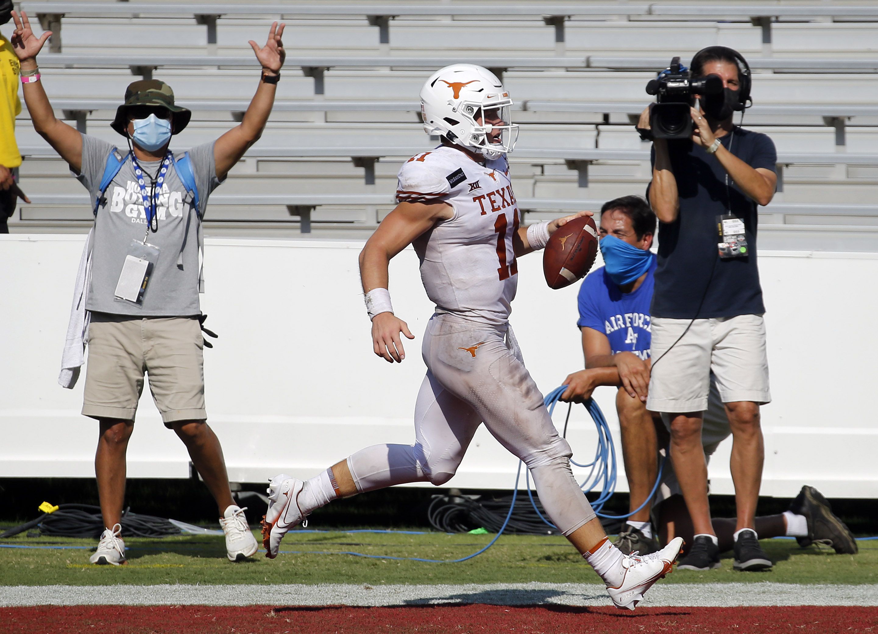 2021 NFL Draft: Quarterback Sam Ehlinger talks to the media after