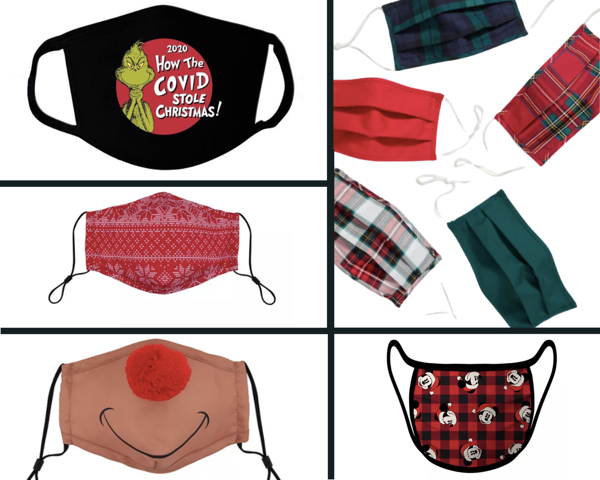 christmas surgical masks