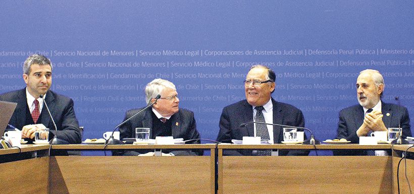 reunión de coordinación, en el Ministerio de Justicia.