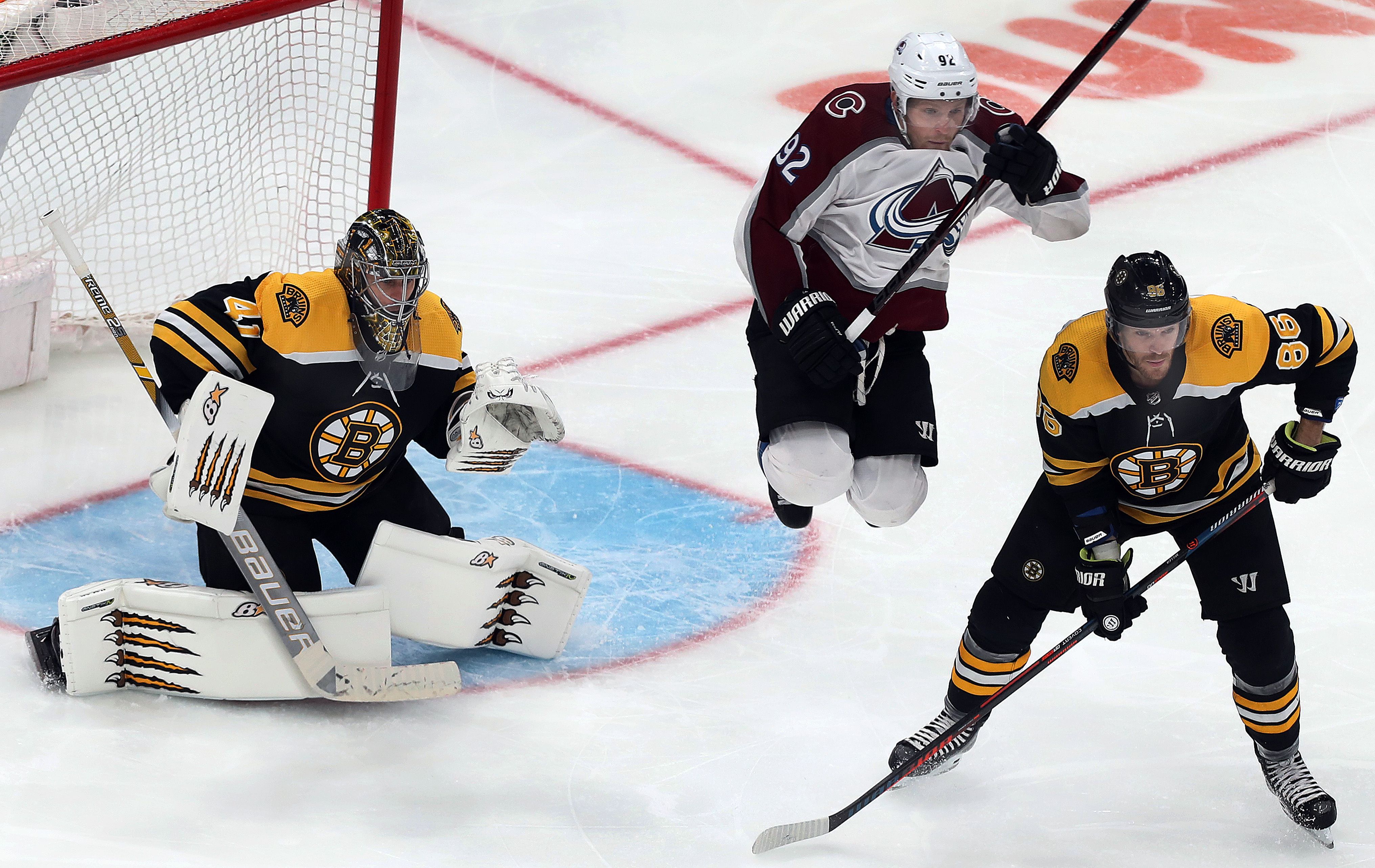 Bruins' Kevan Miller transported to hospital after second-period high hit -  The Boston Globe