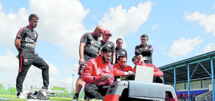 Entrenamiento selección Chile