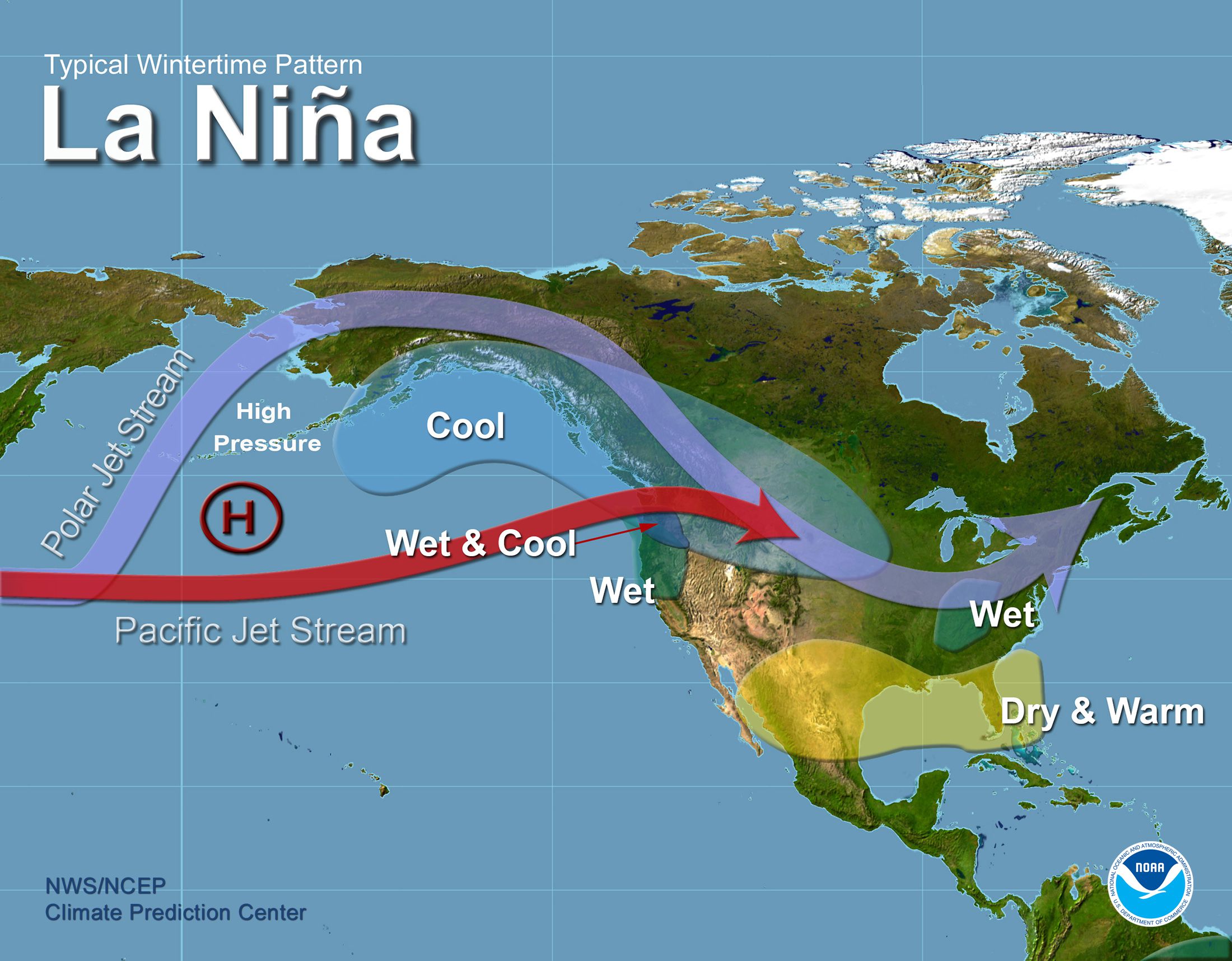 What are El Niño and La Niña, and how do they change the weather?