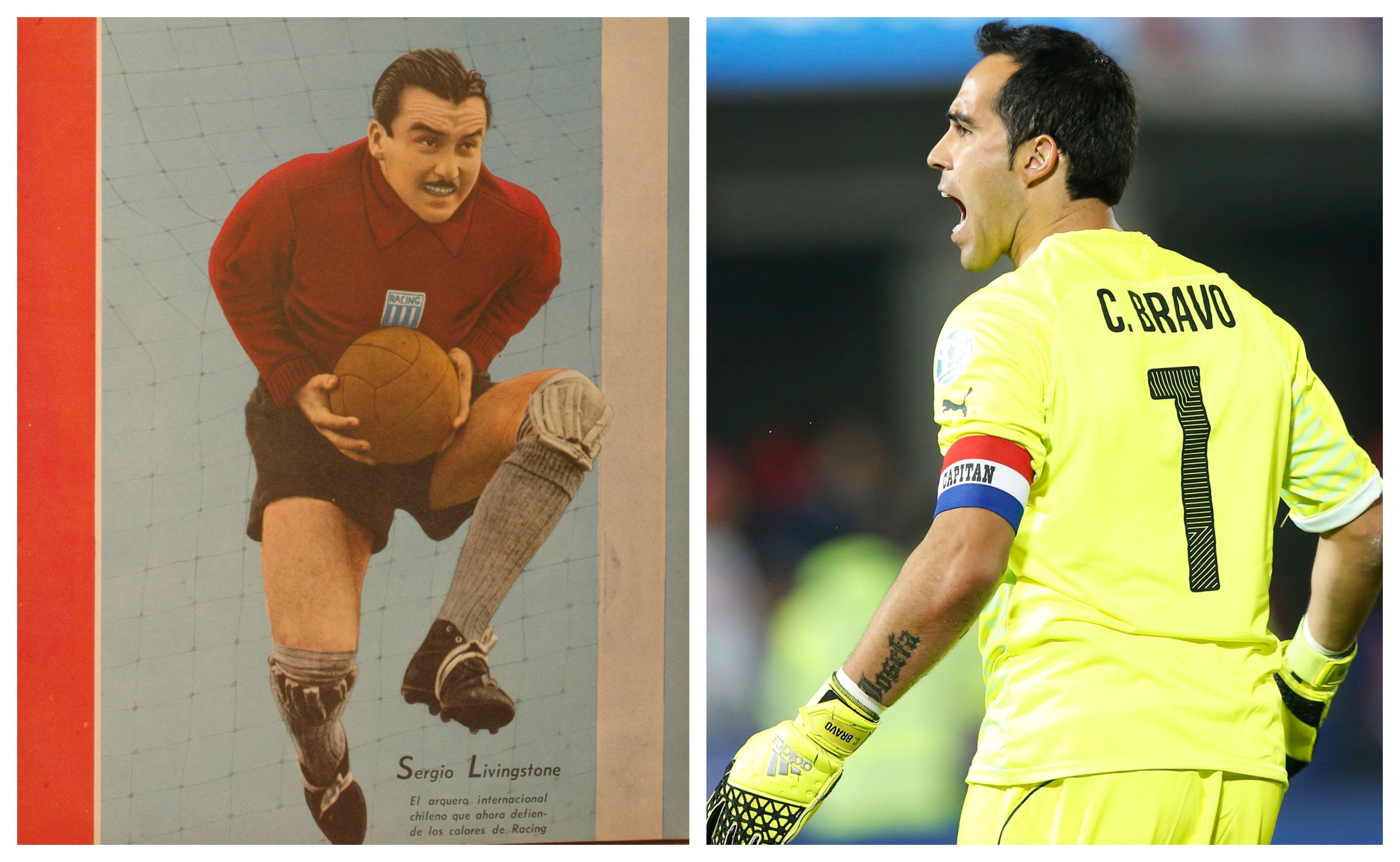 Sergio Livingstone y Claudio Bravo