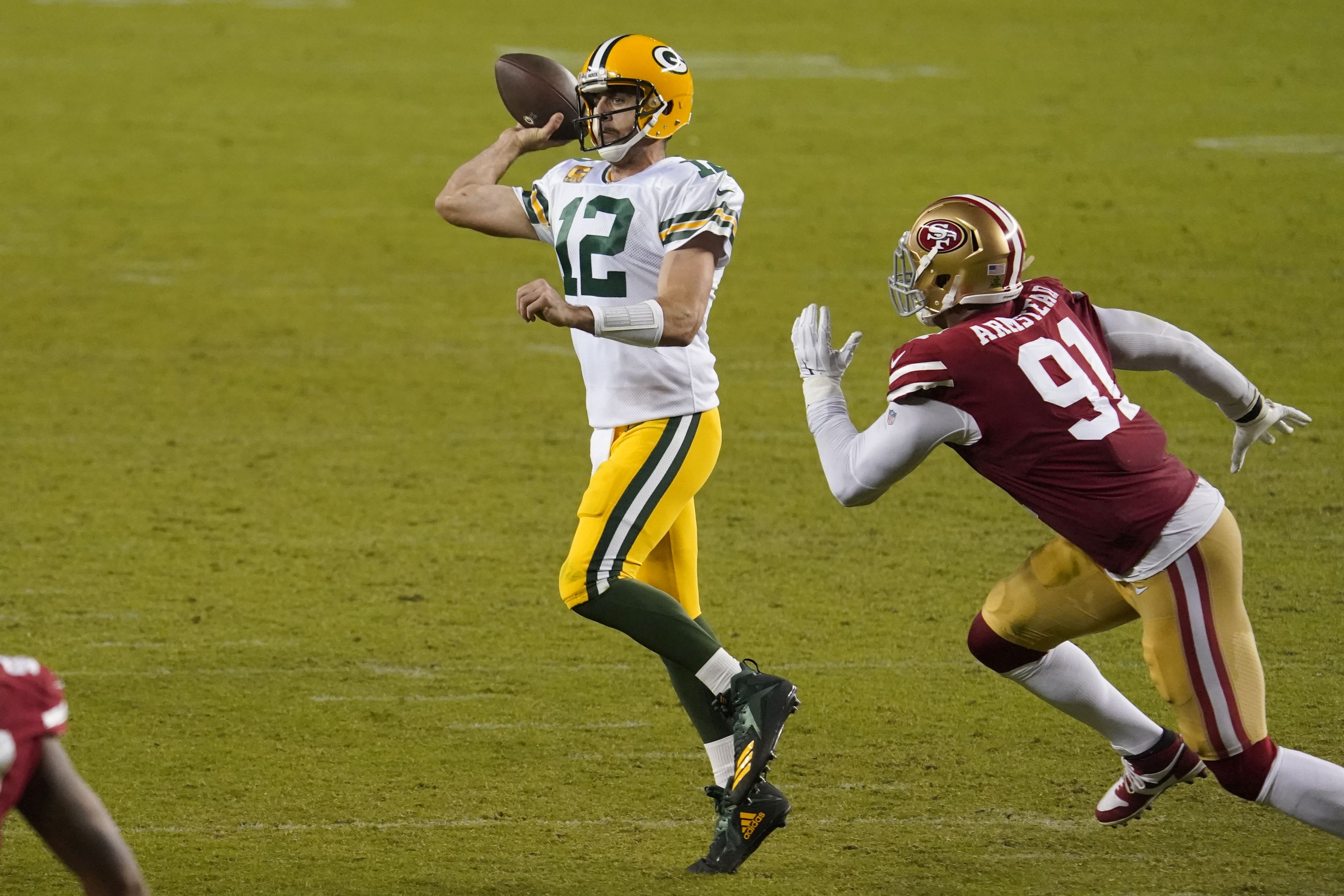 Undermanned 49ers no match for Packers in 34-17 loss