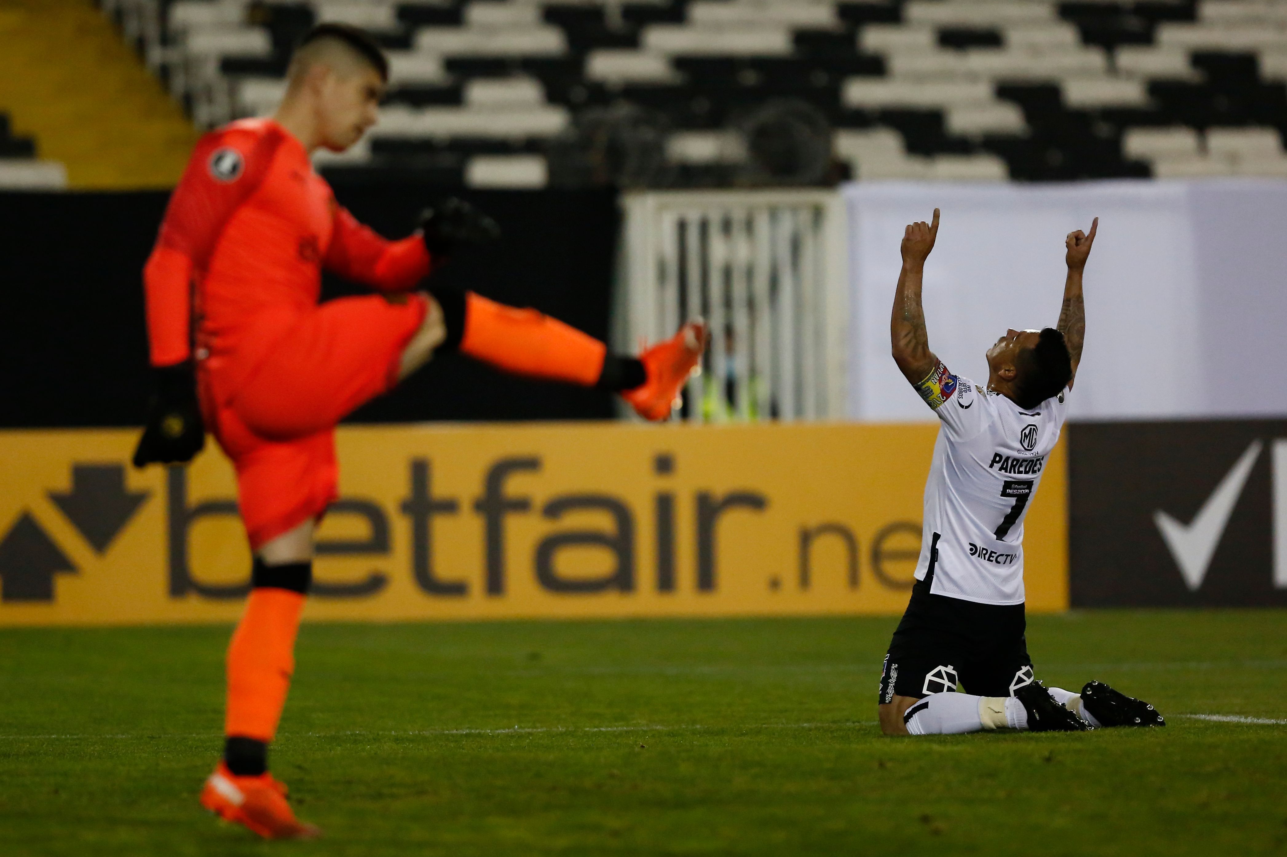 Esteban Paredes, Colo Colo vs Peñarol, Copa Libertadores