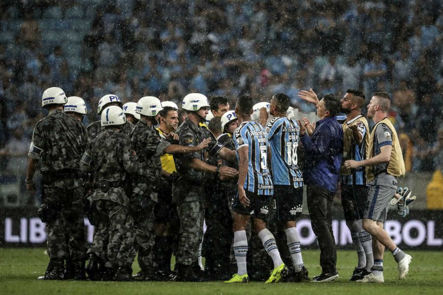 gremio river policia