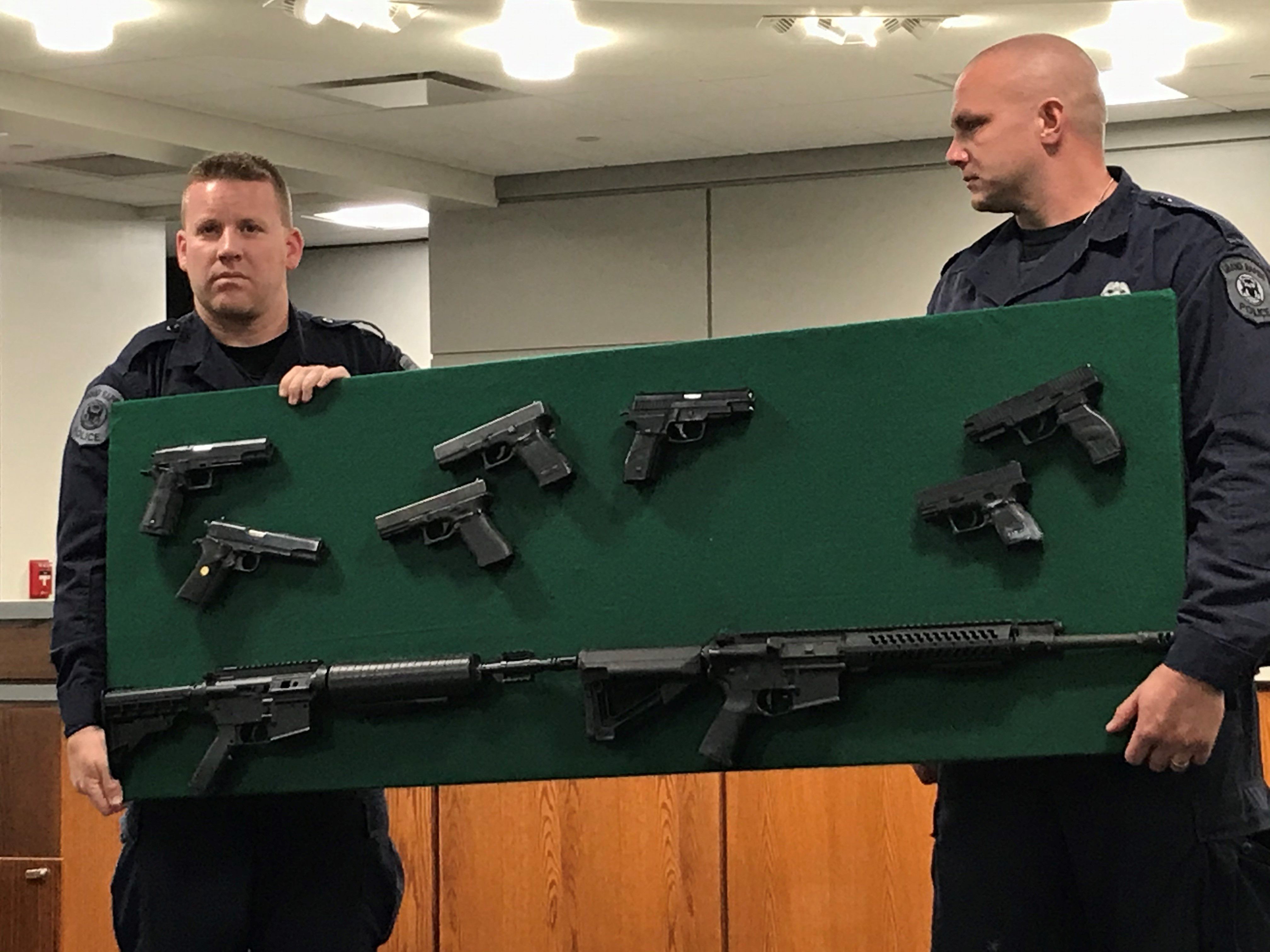 Judge to examine guns found after Bow Street Mall incident as accused  claims haul used for airsoft games