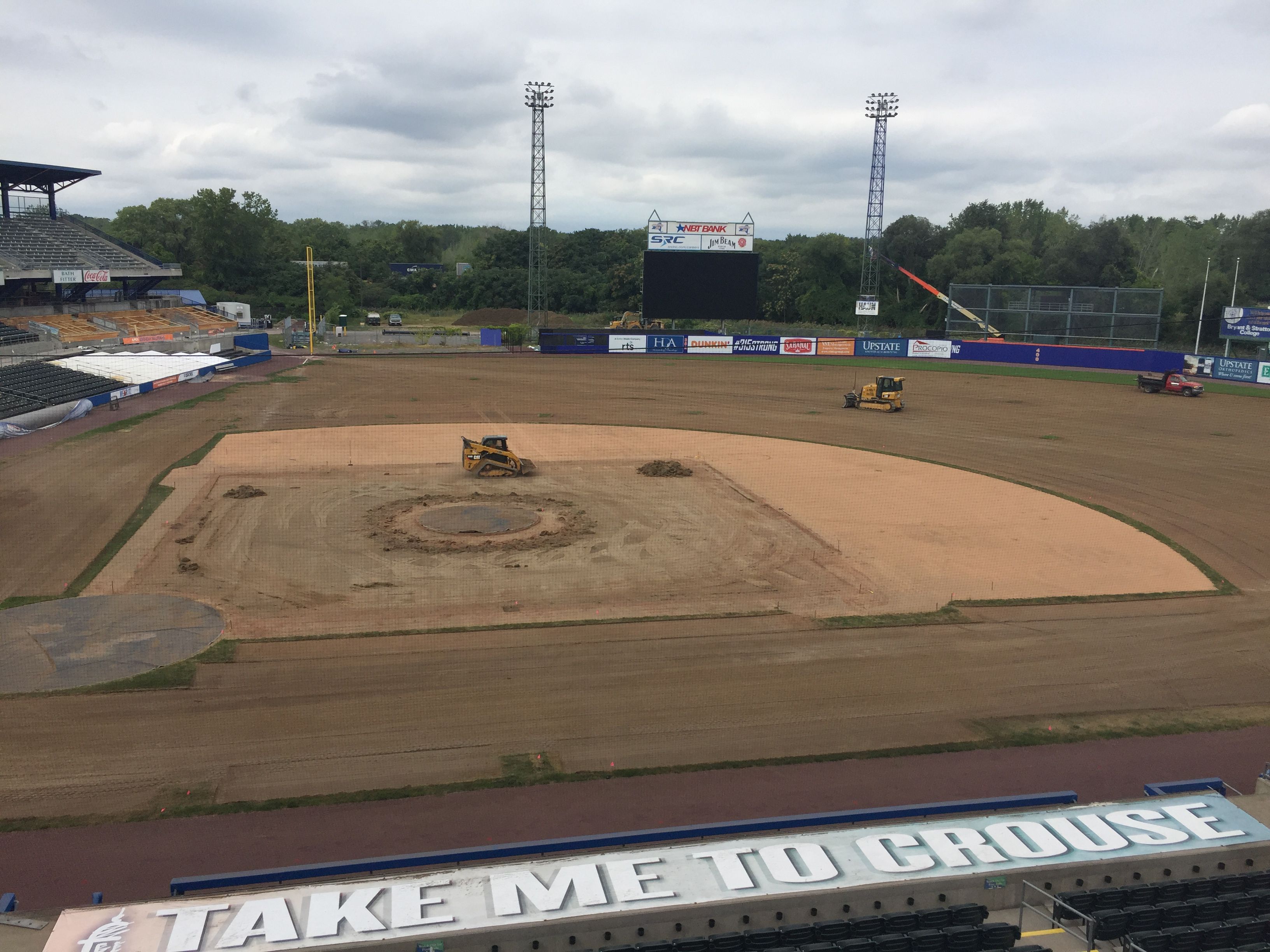 NBT Bank Stadium in Syracuse. Mets - AAA. Tried to do the NY