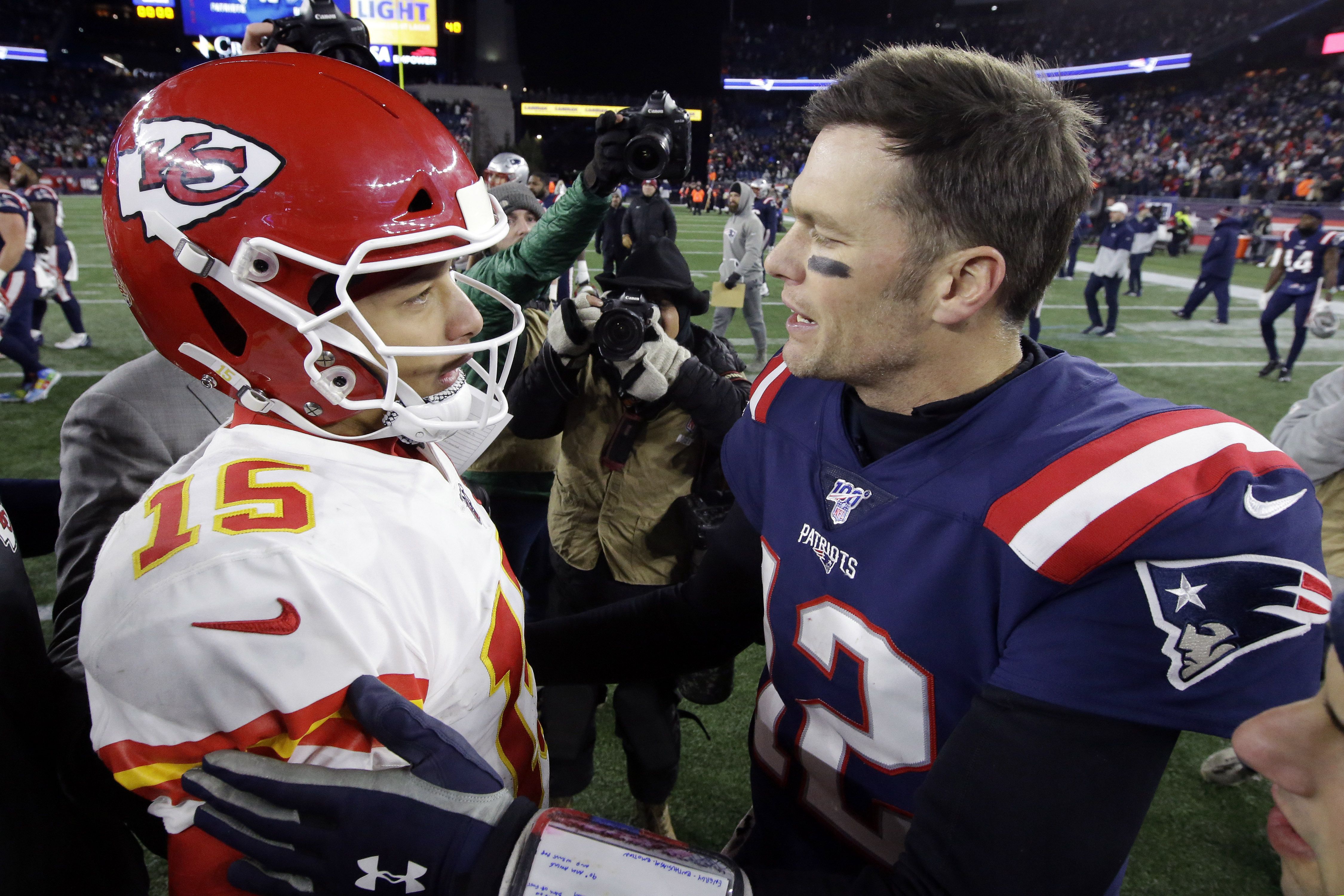 Column: Tom Brady, Patrick Mahomes have raised bar (too high) for QBs, not  just Super Bowl opponents - The San Diego Union-Tribune