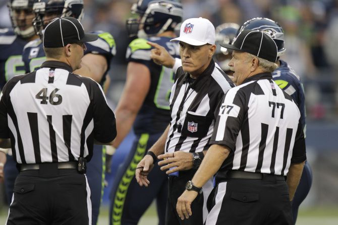 Replacement NFL ref from East Texas calls it like he sees it