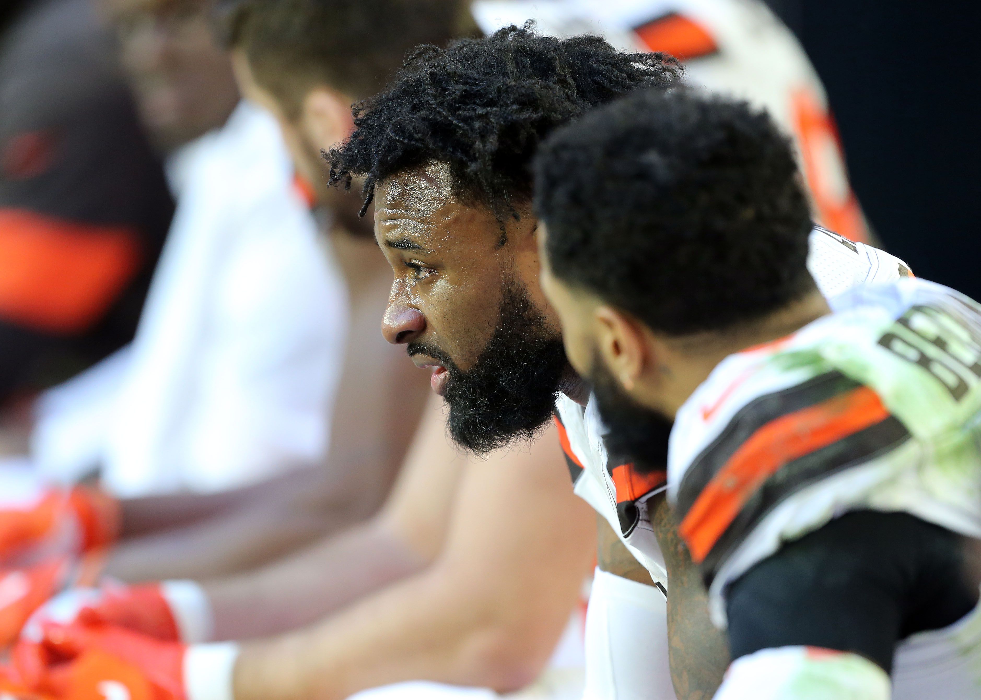 Jarvis Landry among Cleveland Browns players yelling 'come get me' at  Arizona Cardinals sideline: report