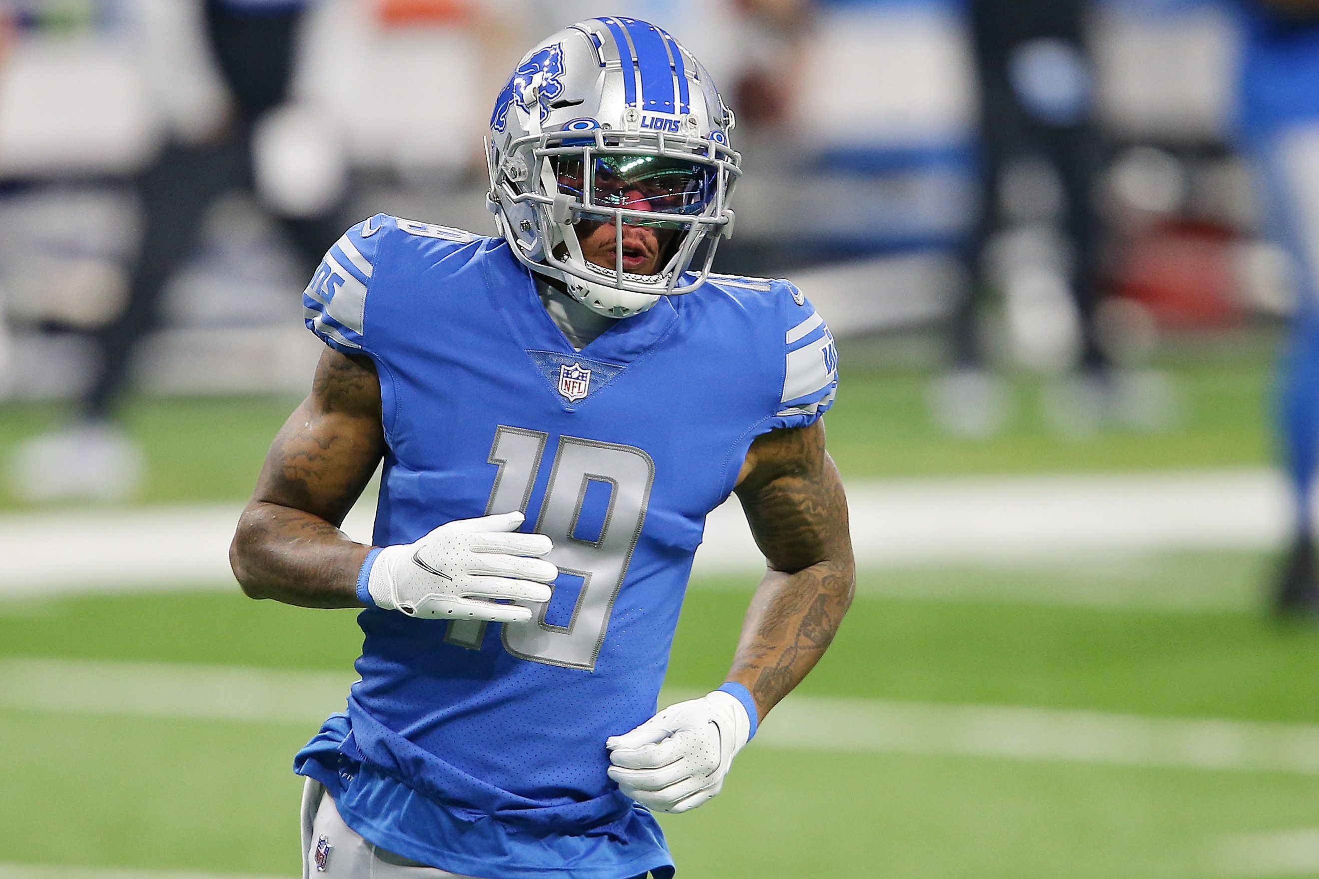 Lions place practice squad safety Jalen Elliott on COVID list; still no  Kenny Golladay at practice 