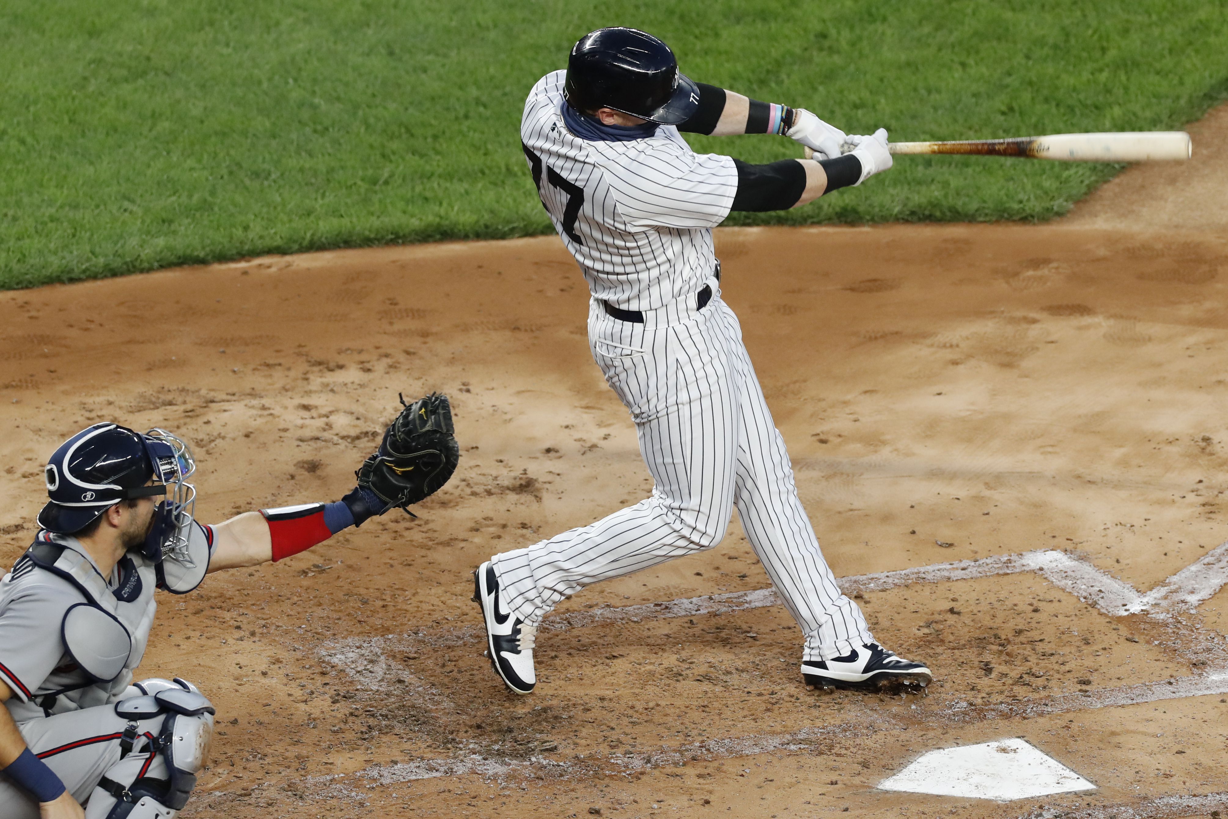 Luke Voit ready to get the grill going at his new house