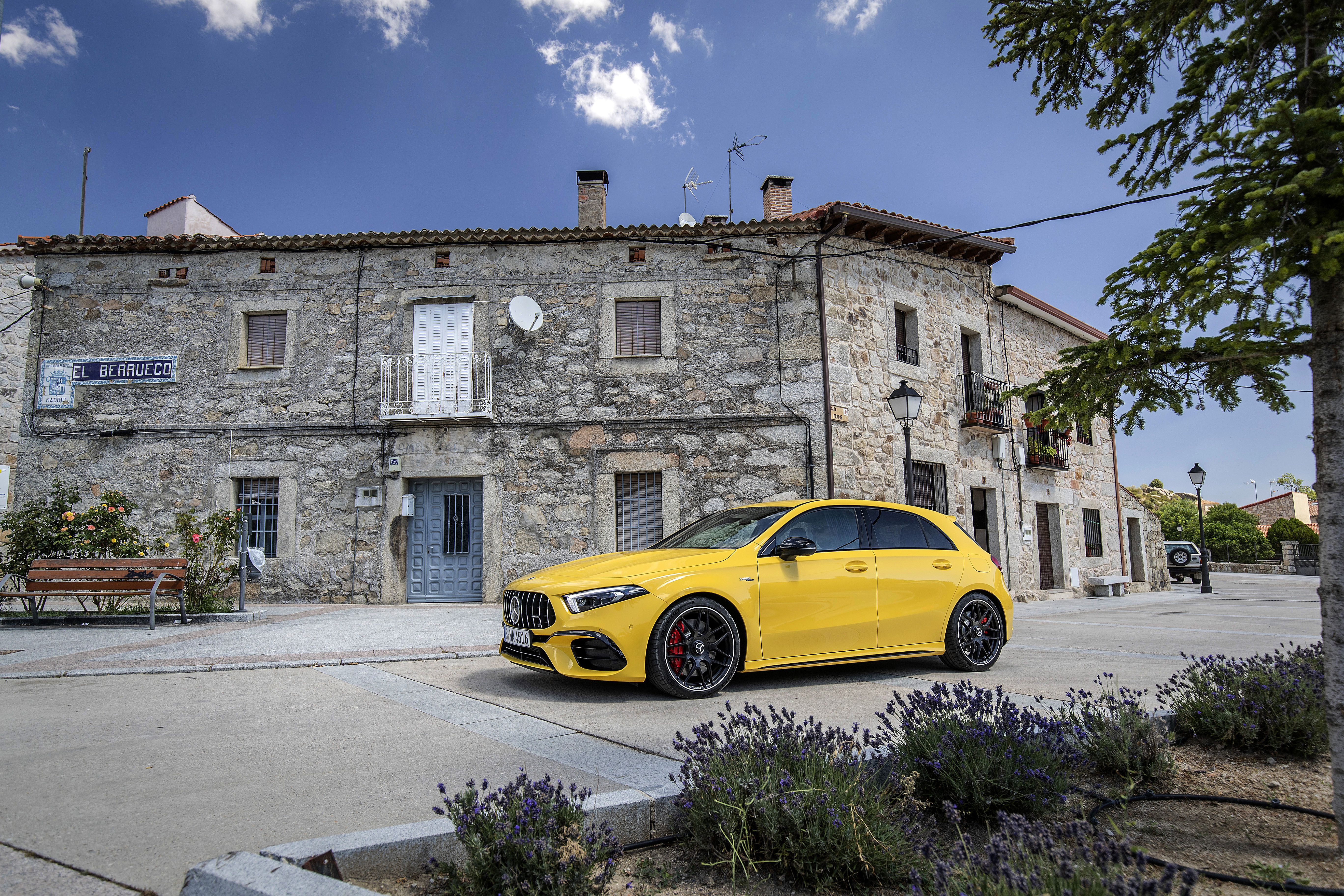 The new Mercedes-AMG performance compact cars Madrid 2019

null