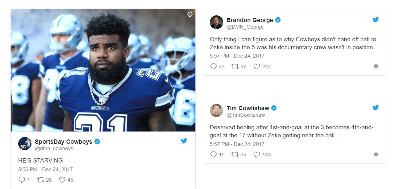 Ezekiel Elliott released by Dallas Cowboys. Twitter responds.