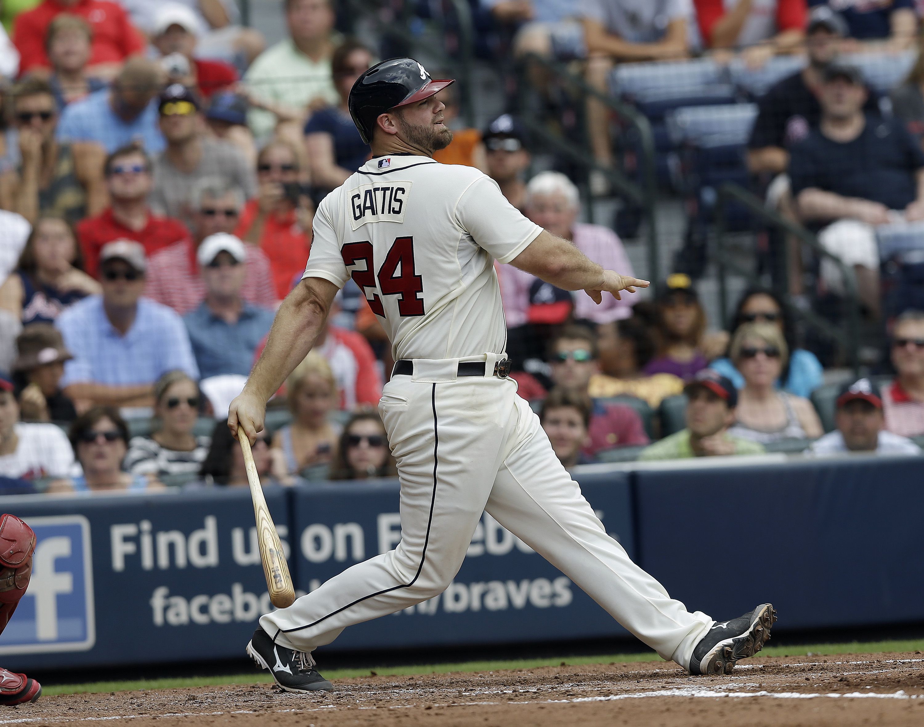 Braves' Gattis takes long and winding road to big leagues