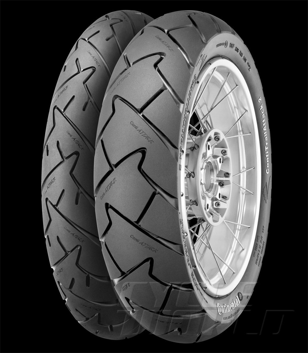 2 Tires 150/70 17 Continental Trail Attack 2 Front & Rear Tire Kit 110/80 19