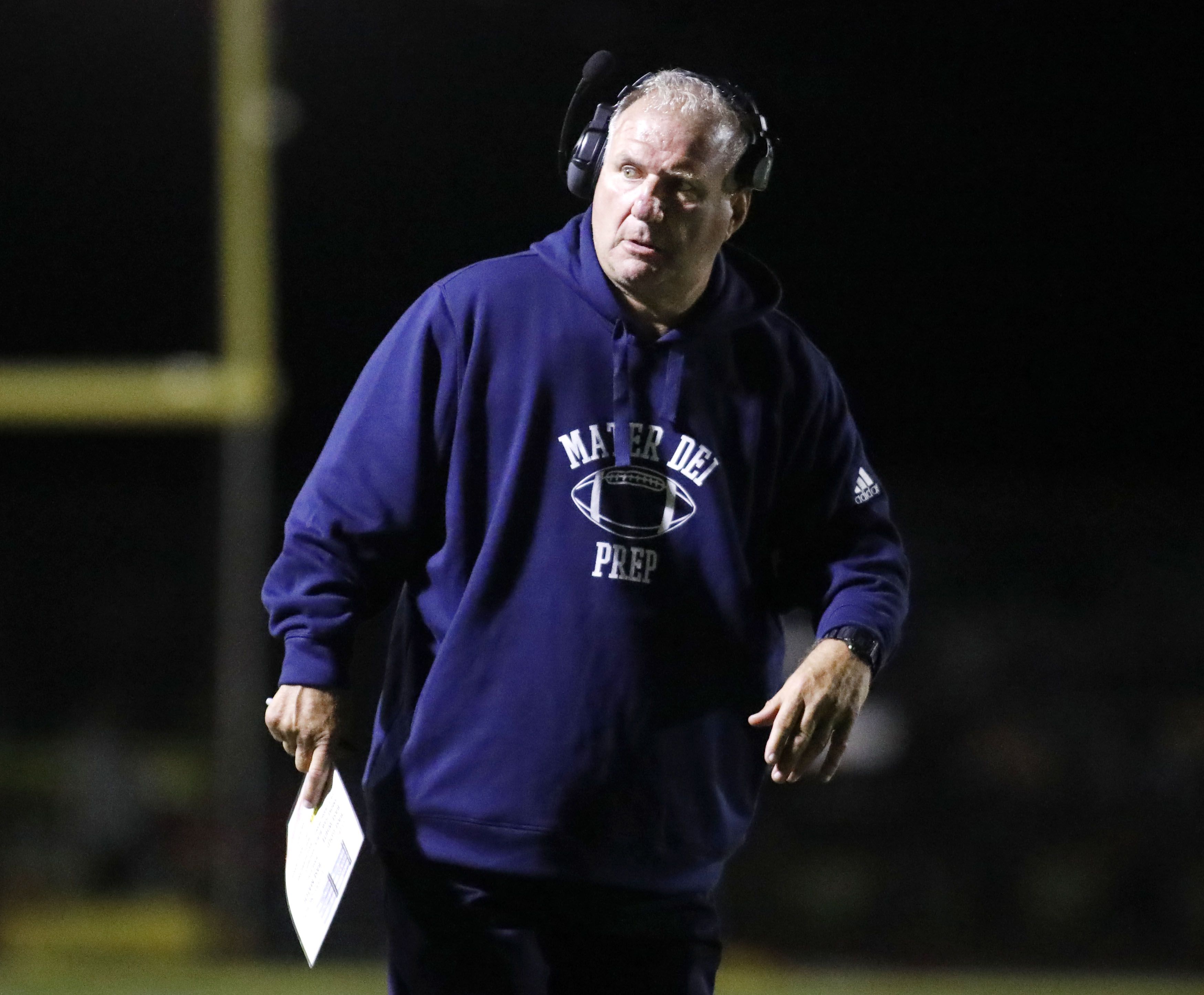 Poly Prep football coach Dino Mangiero, former Seattle Seahawk