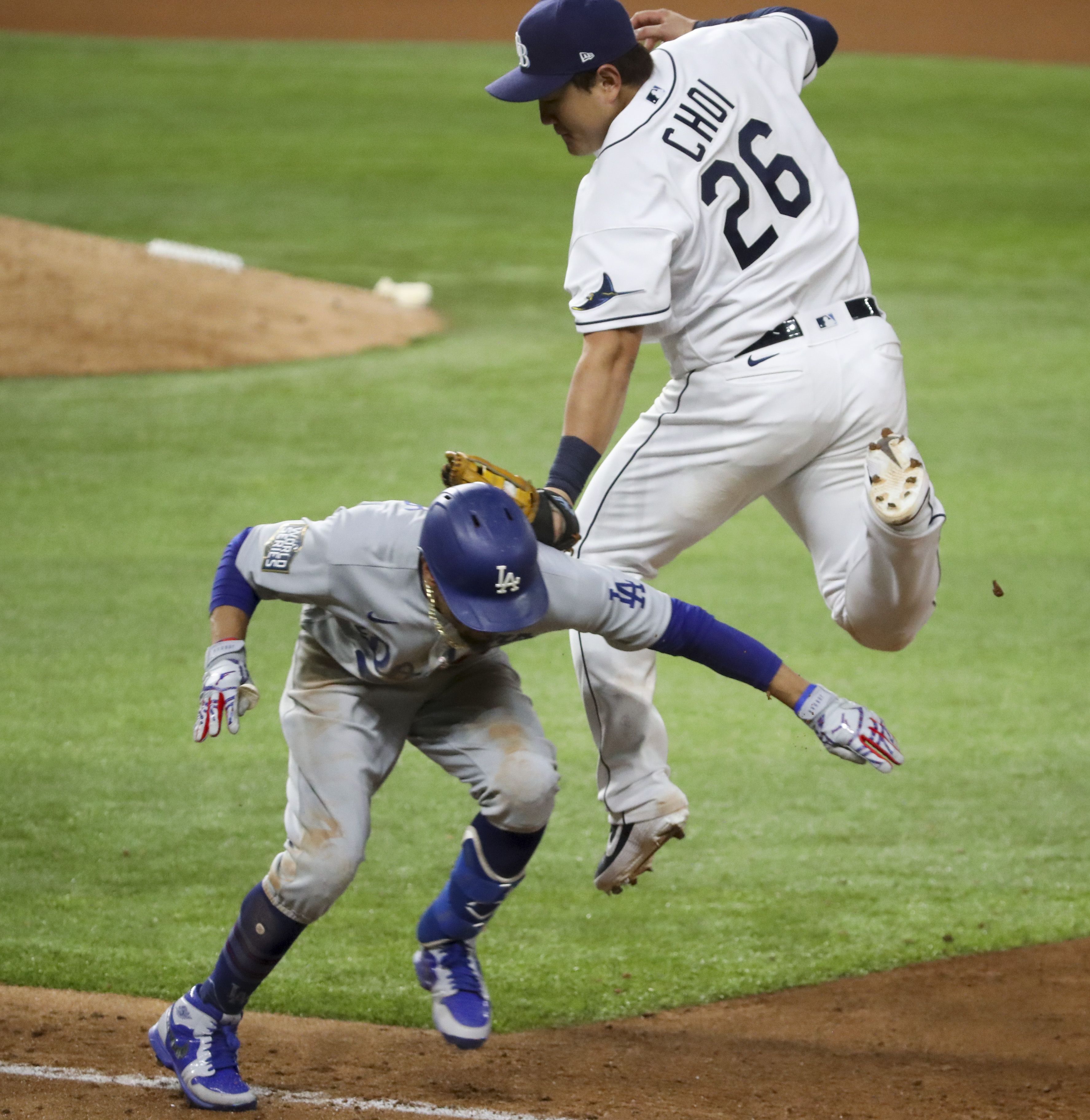 All of Ji-Man Choi's splits from the 2020 Postseason! (Rays 1B is sneaky  athletic!) 