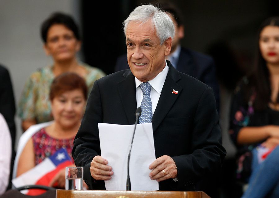 Presidente Piñera en conmemoración retorno a la democracia