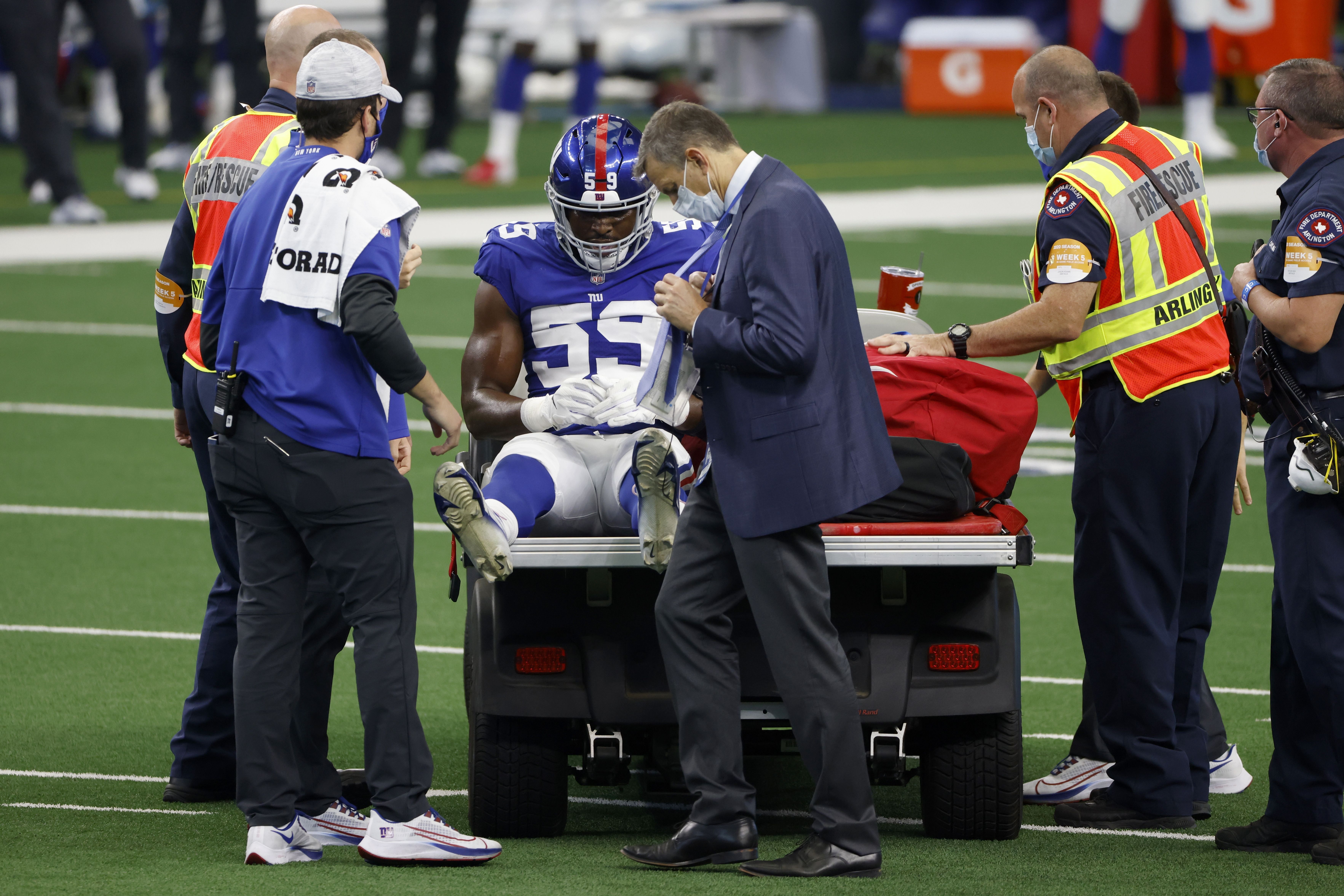 Injured Giants' Lorenzo Carter could be out for the season: 8 options to  replace him at outside linebacker 